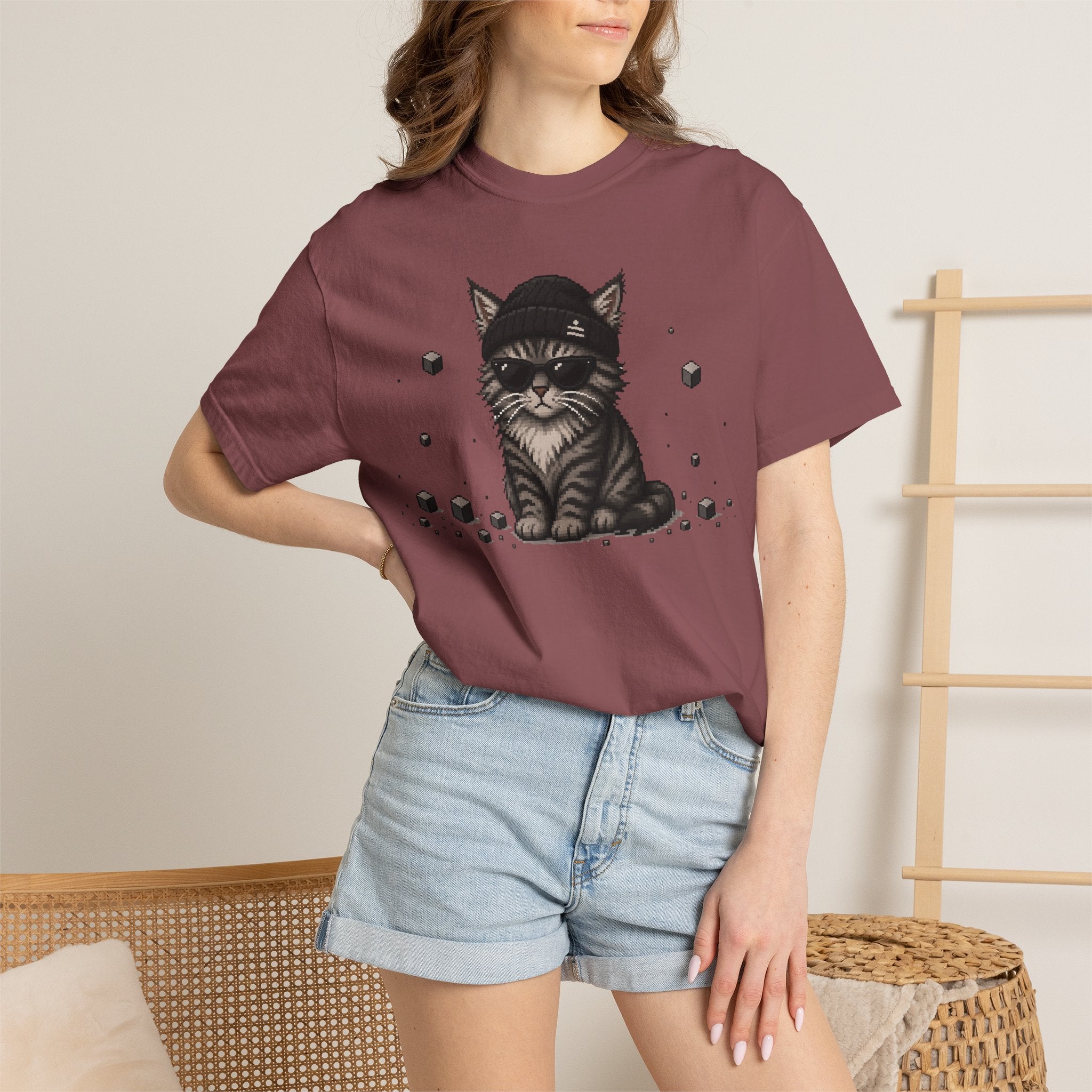 8-Bit Attitude Cat T-Shirt
