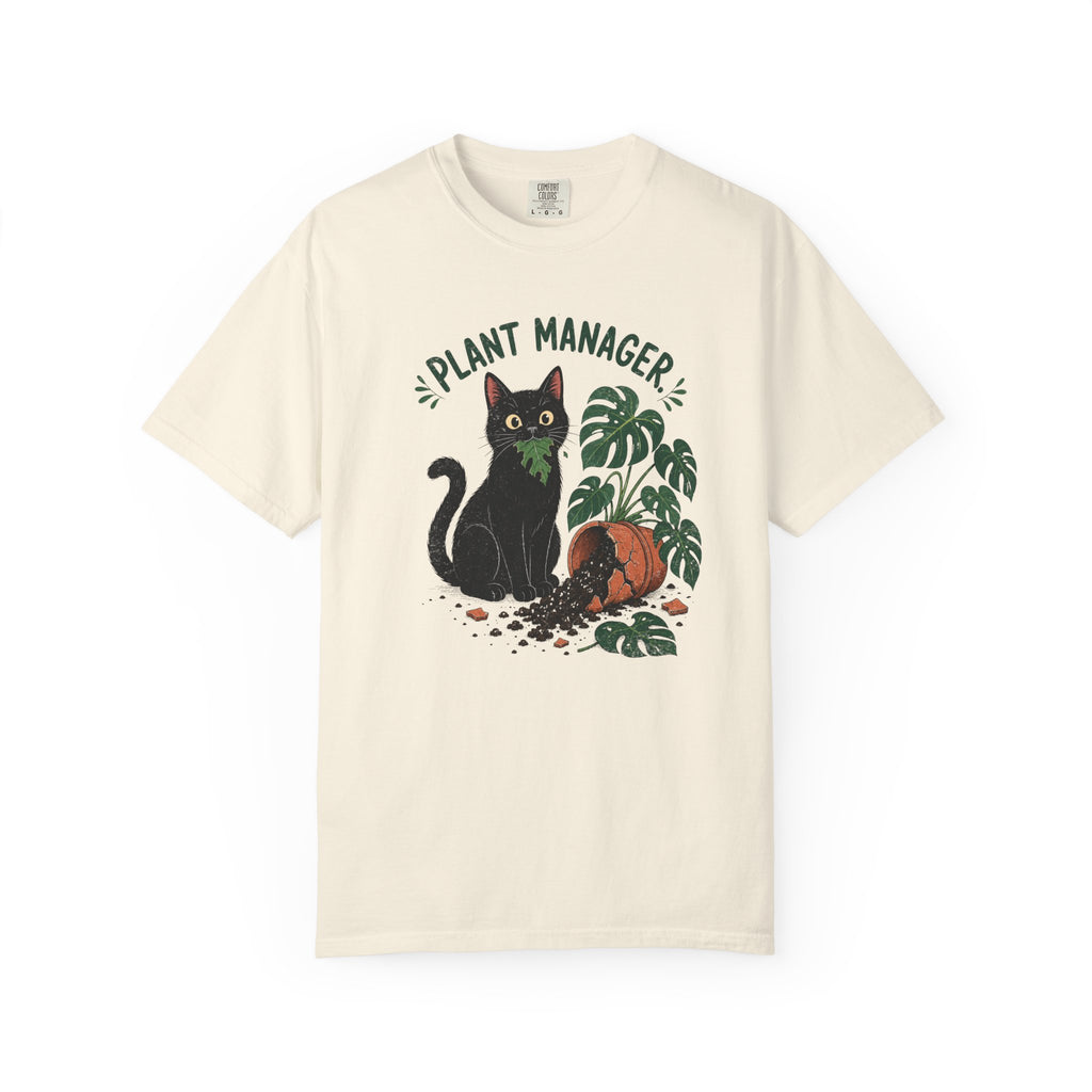 Plant Manager Cat T-Shirt
