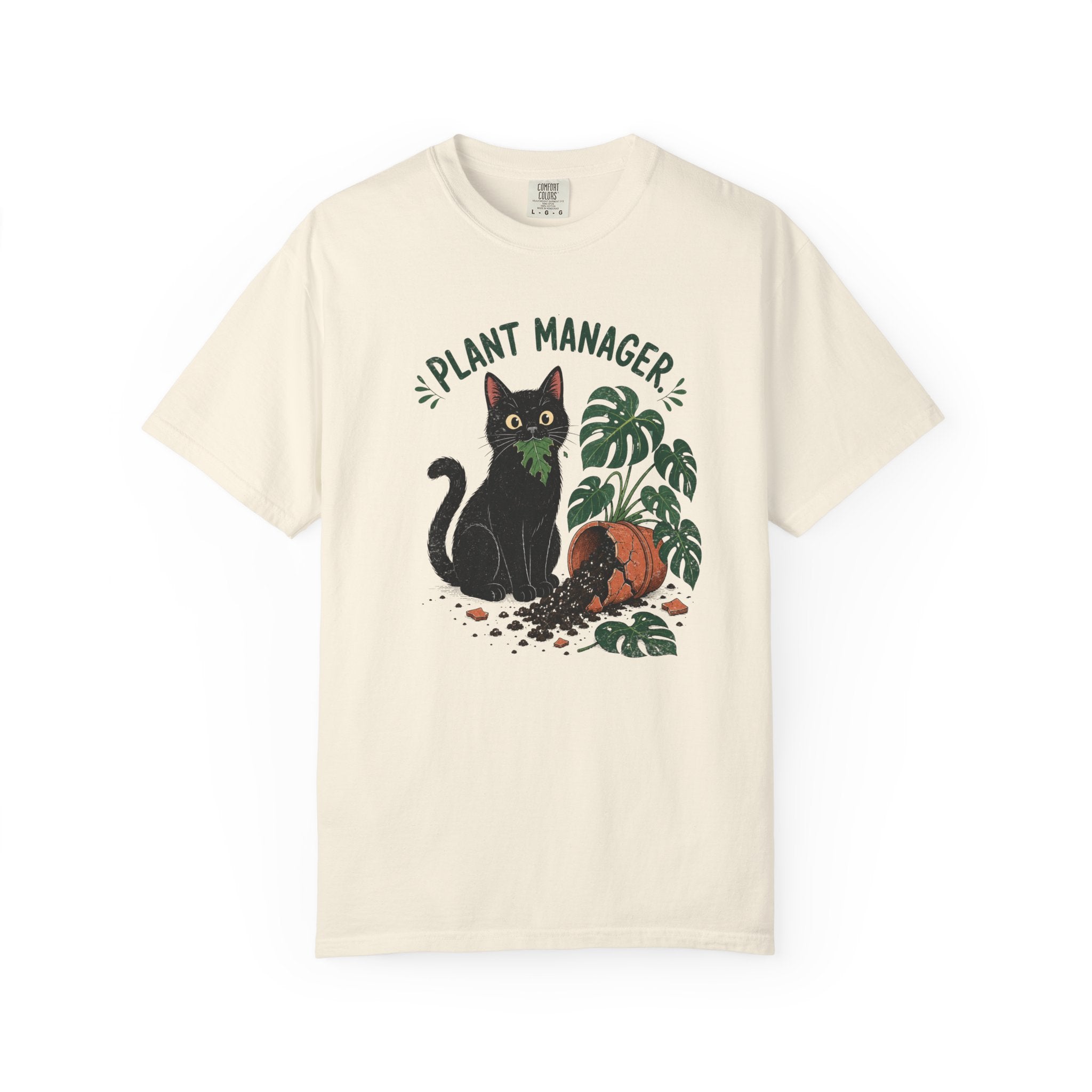 Plant Manager Cat T-Shirt