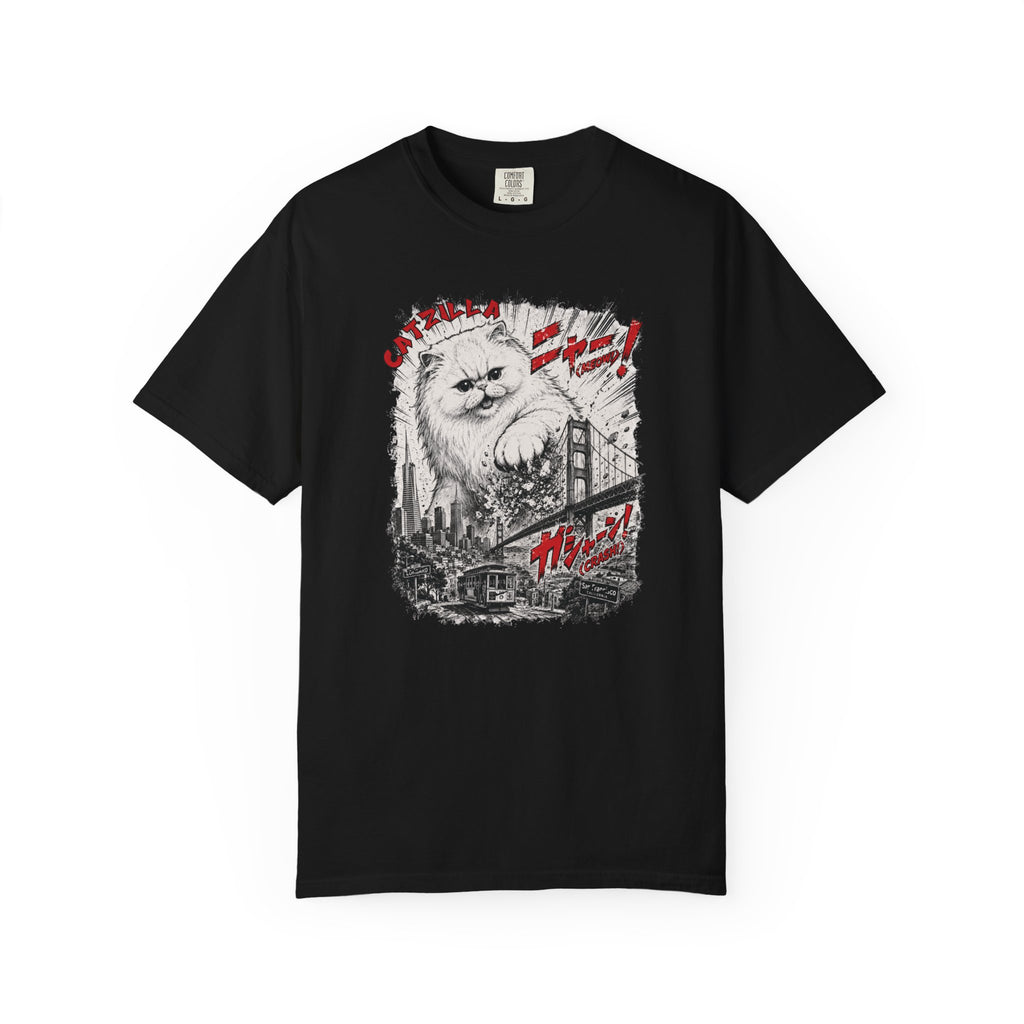 Cat-zilla In San Francisco Cat T-Shirt
