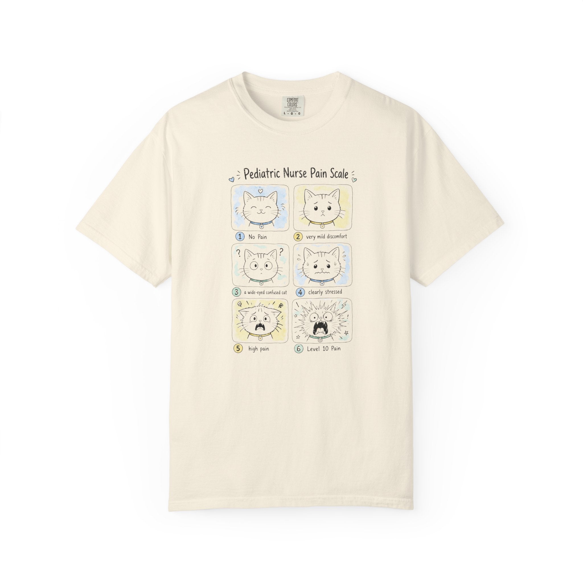 Pediatric Pain Scale Cat T-Shirt
