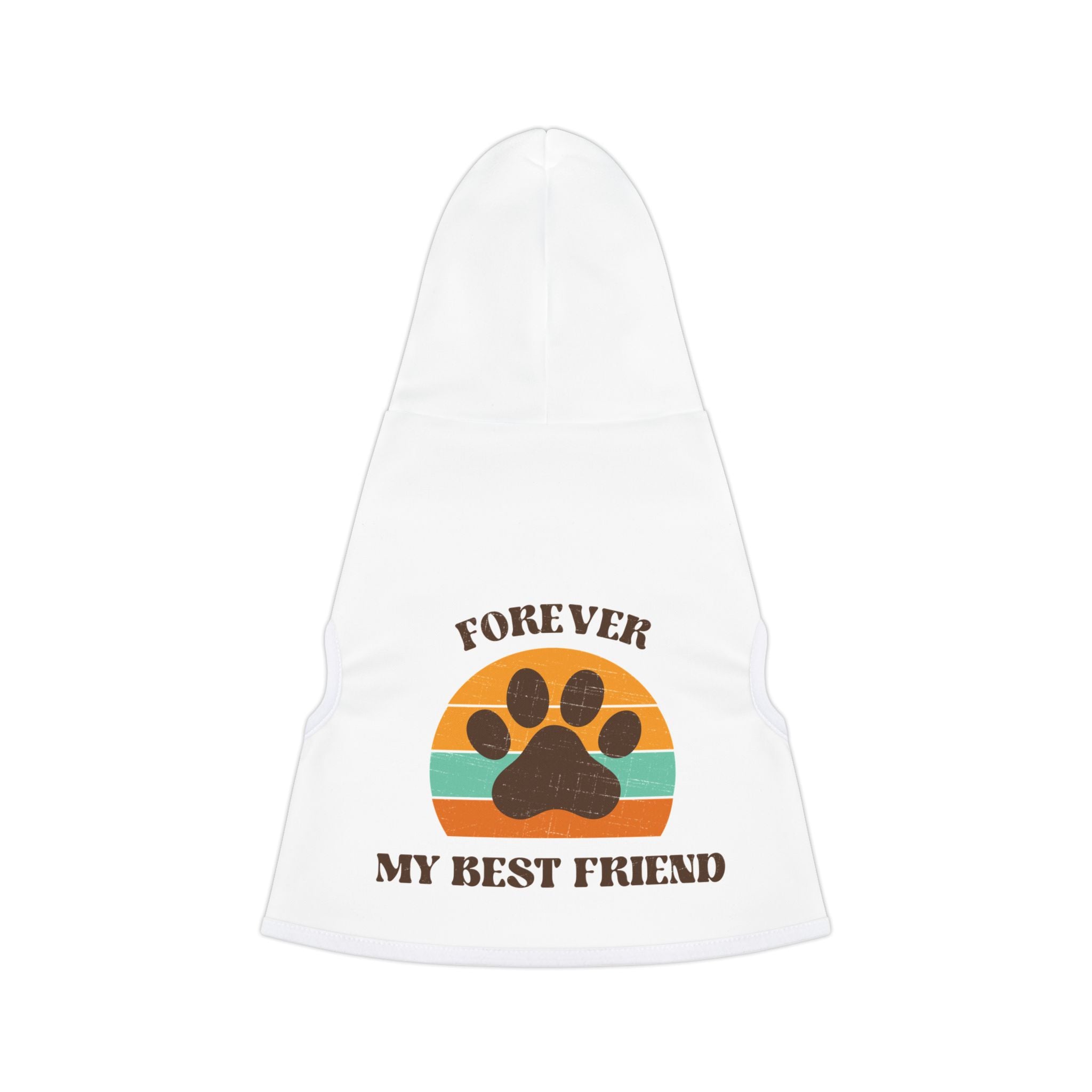 Pet Hoodie — "Forever My Best Friend" Paw Print Dog & Cat Hoodie