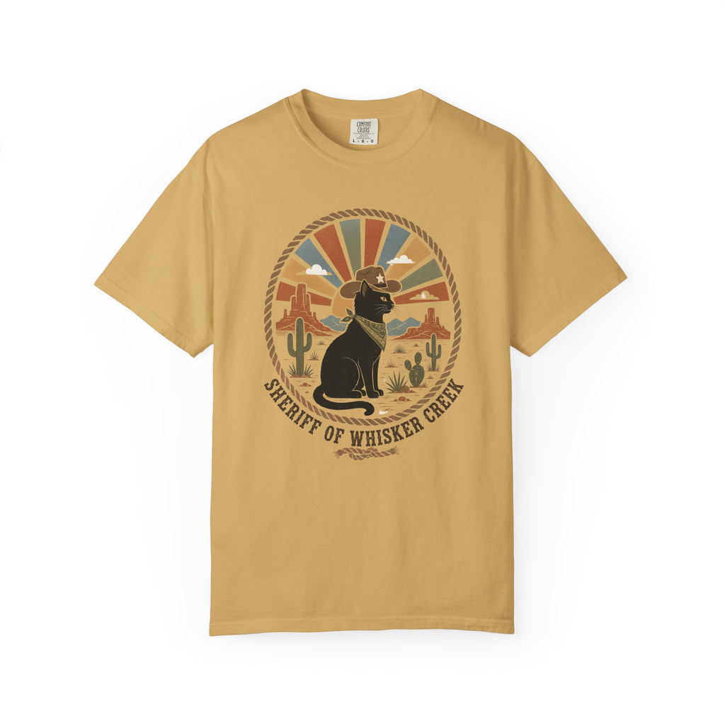 Sheriff Of Whisker Creek Cat T-shirt