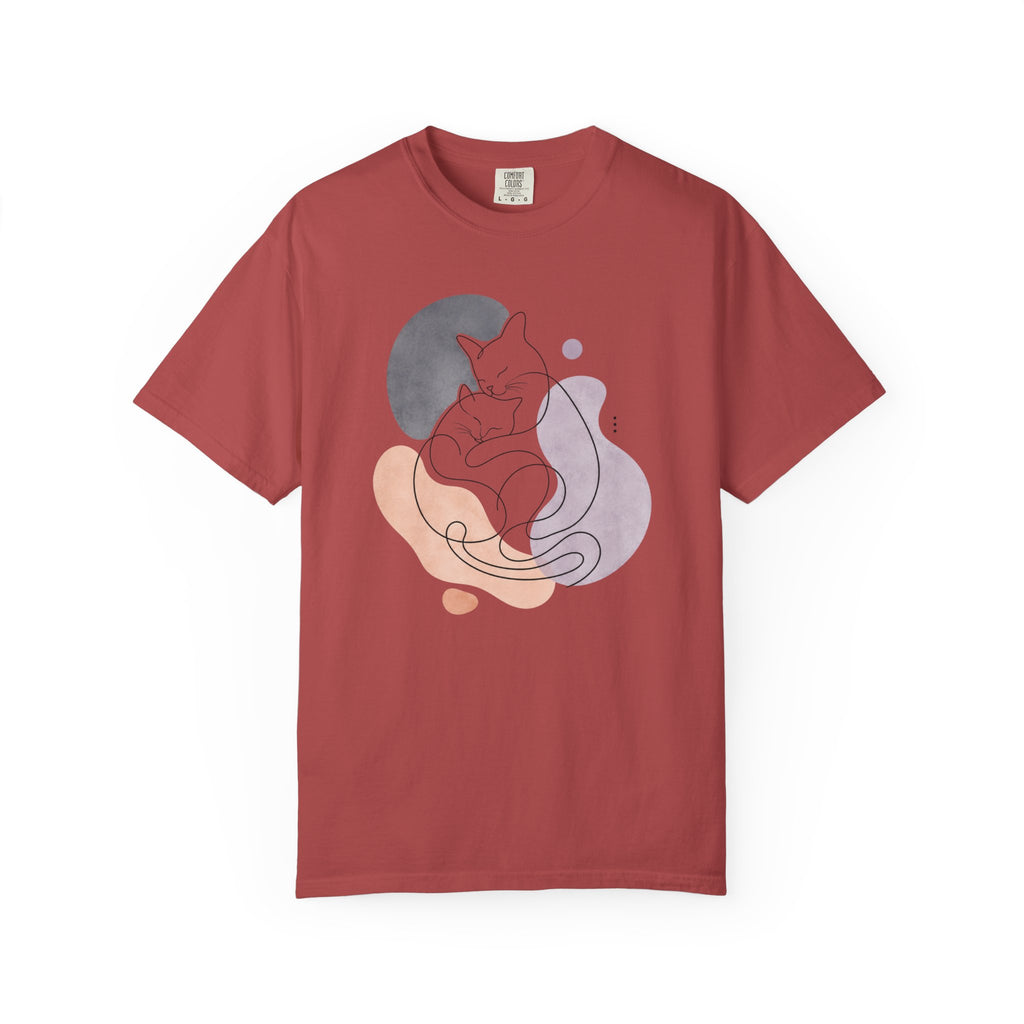 Mother Love Cat Silhouette T-Shirt