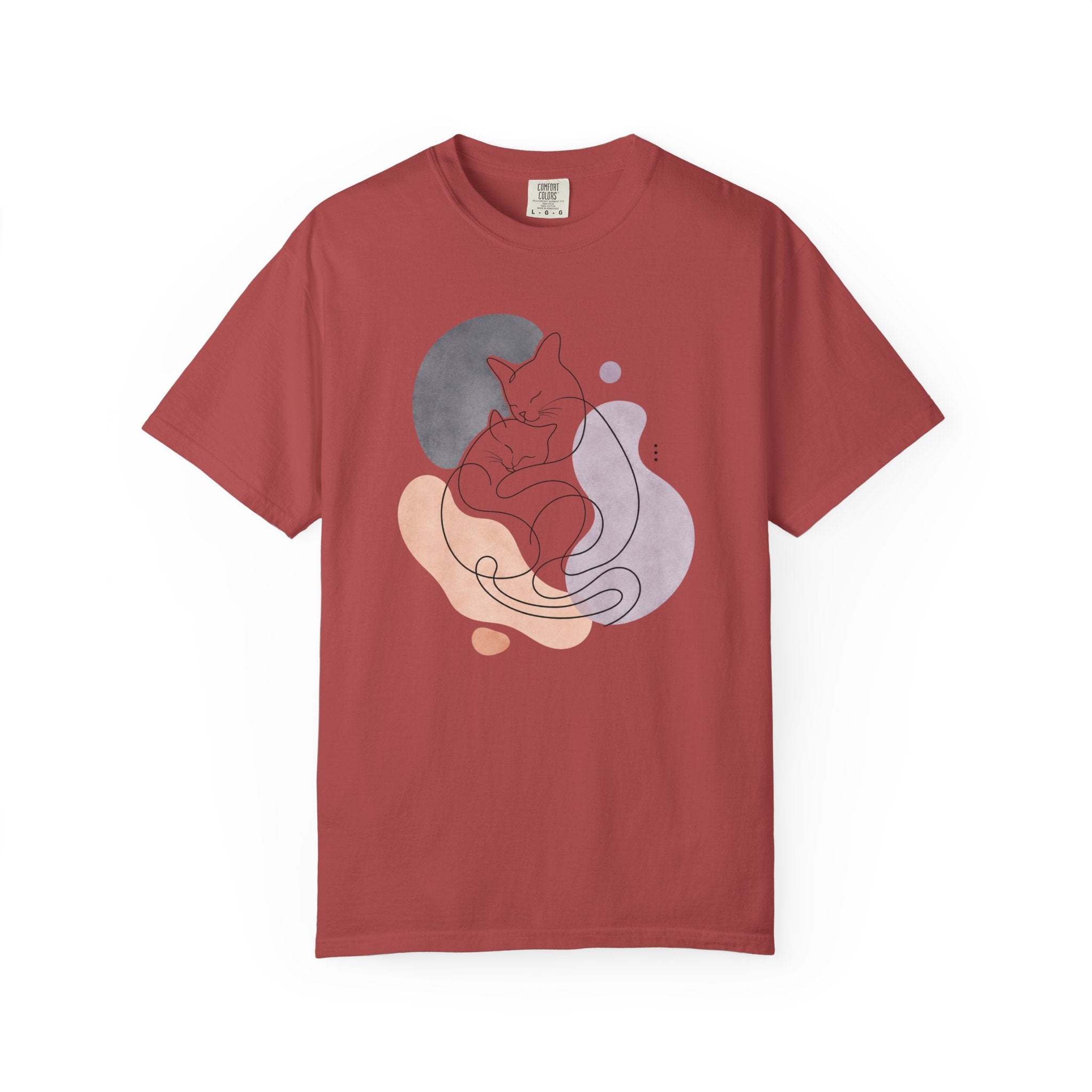 Mother Love Cat Silhouette T-Shirt