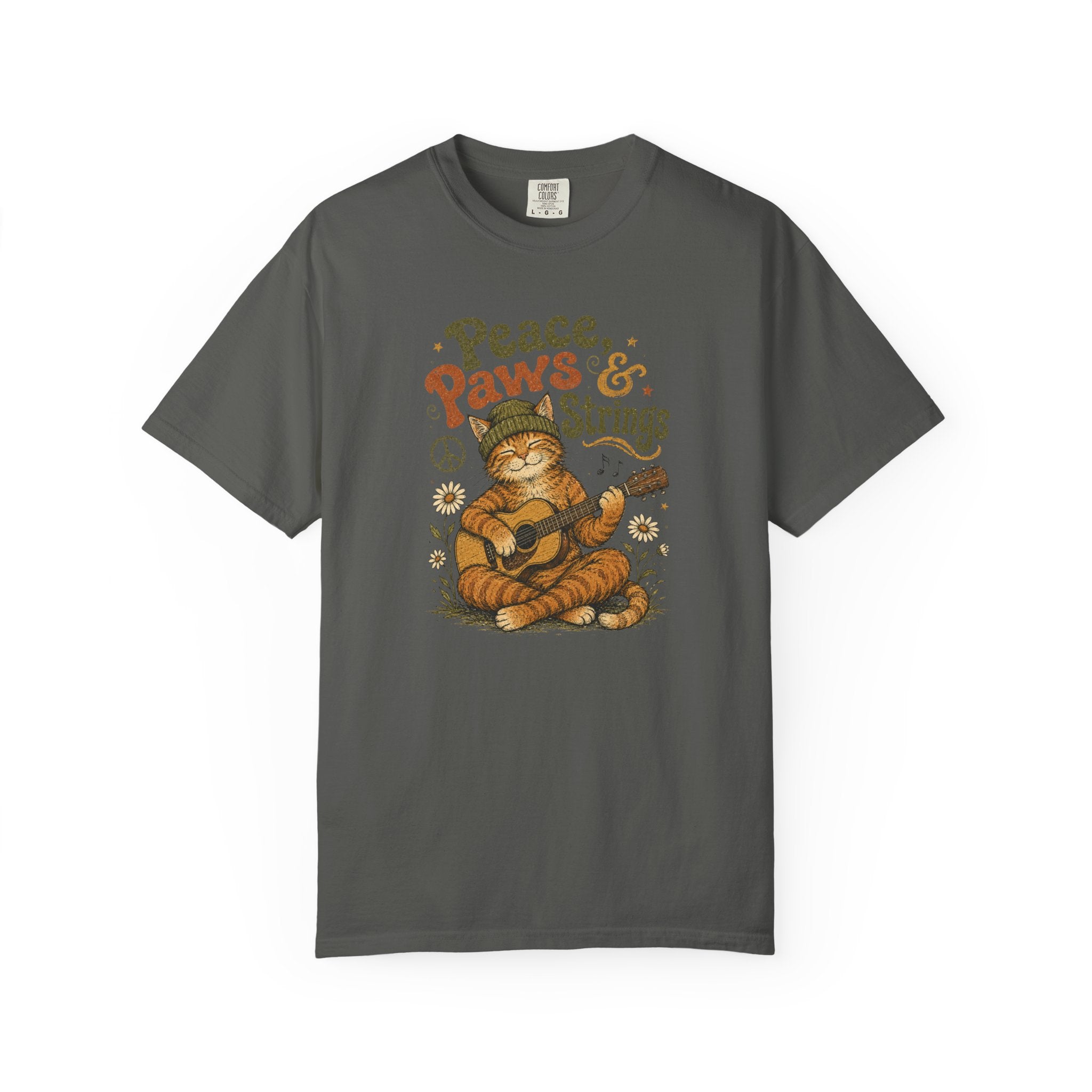Peace Paws & Strings Cat T-Shirt