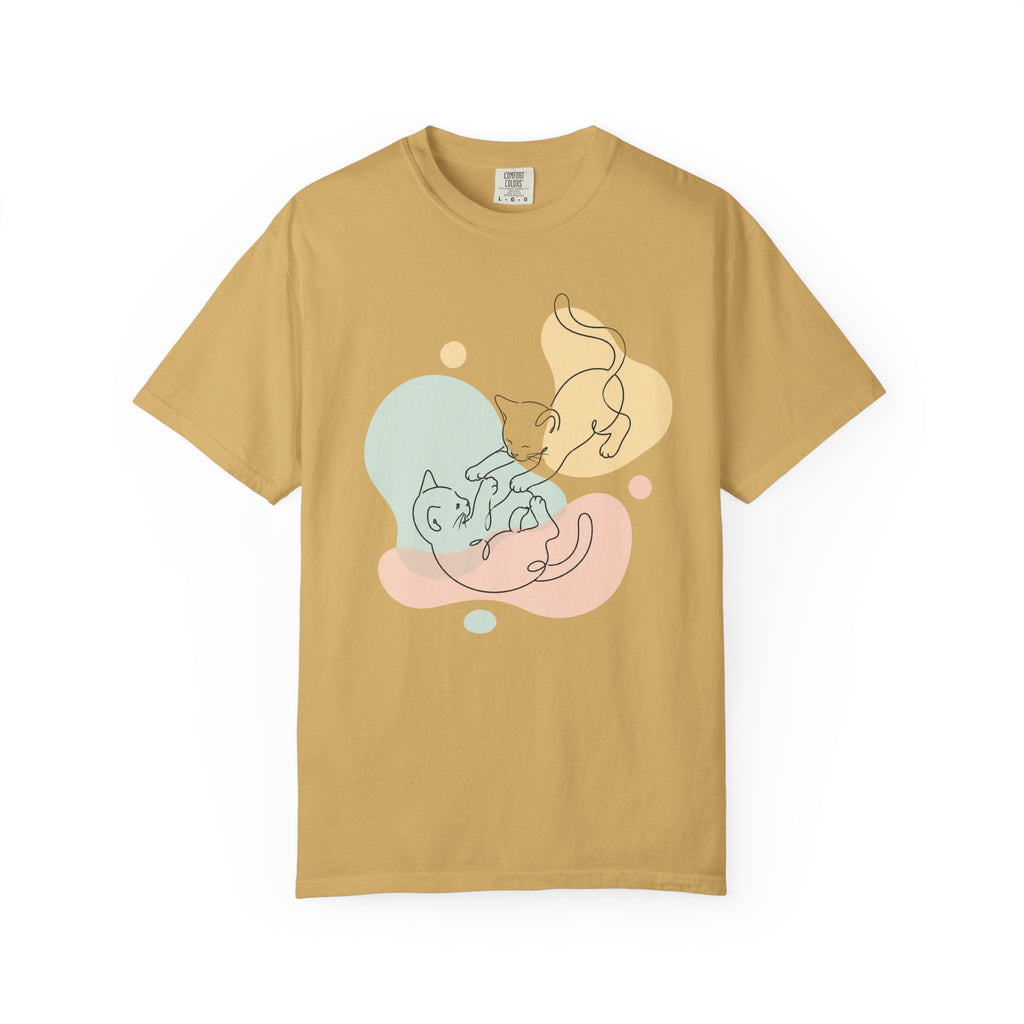 Playful Kittens Silhouette T-Shirt