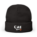 Retro Embroidered Cat Lover Beanie