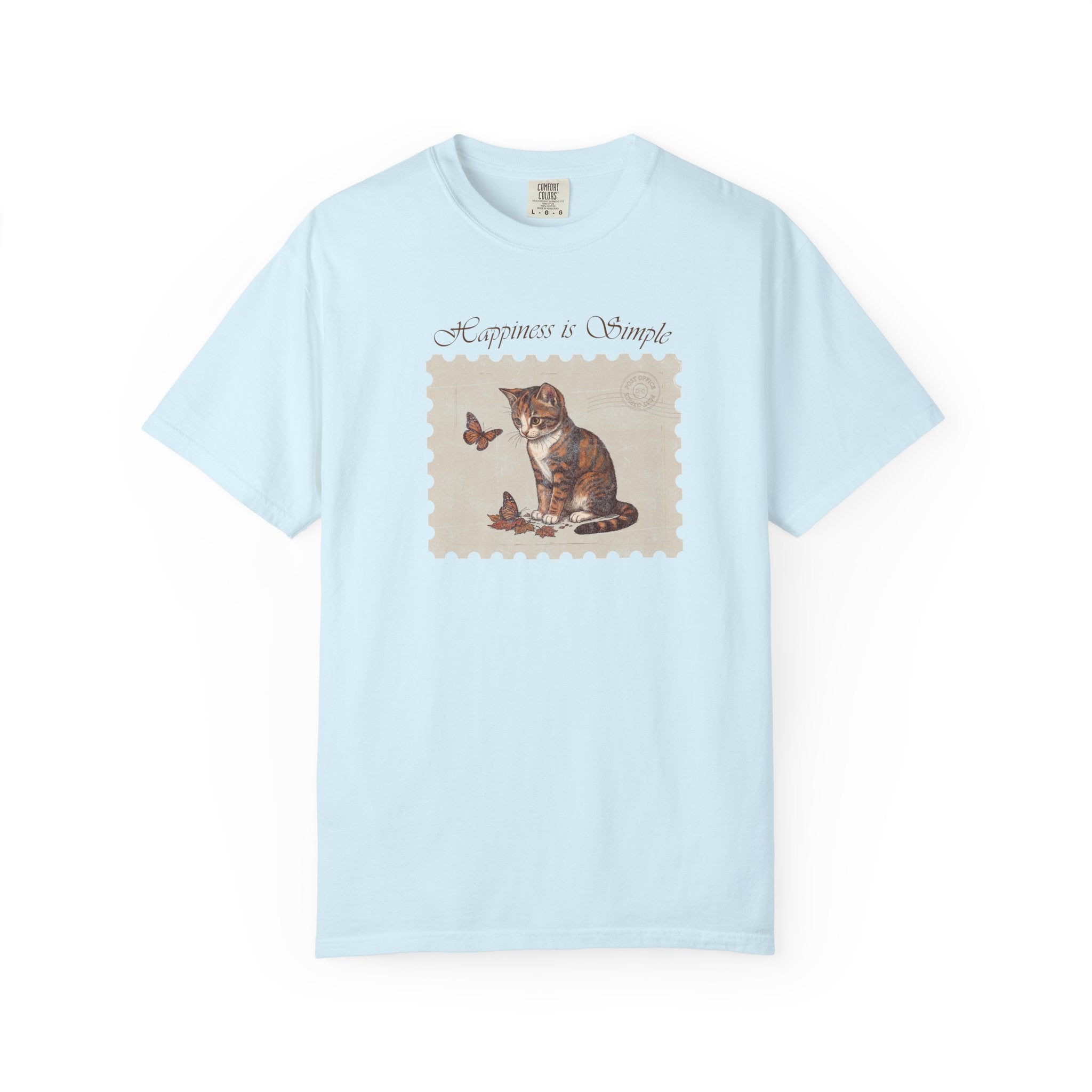Happiness Is Simple Cat T-Shirt