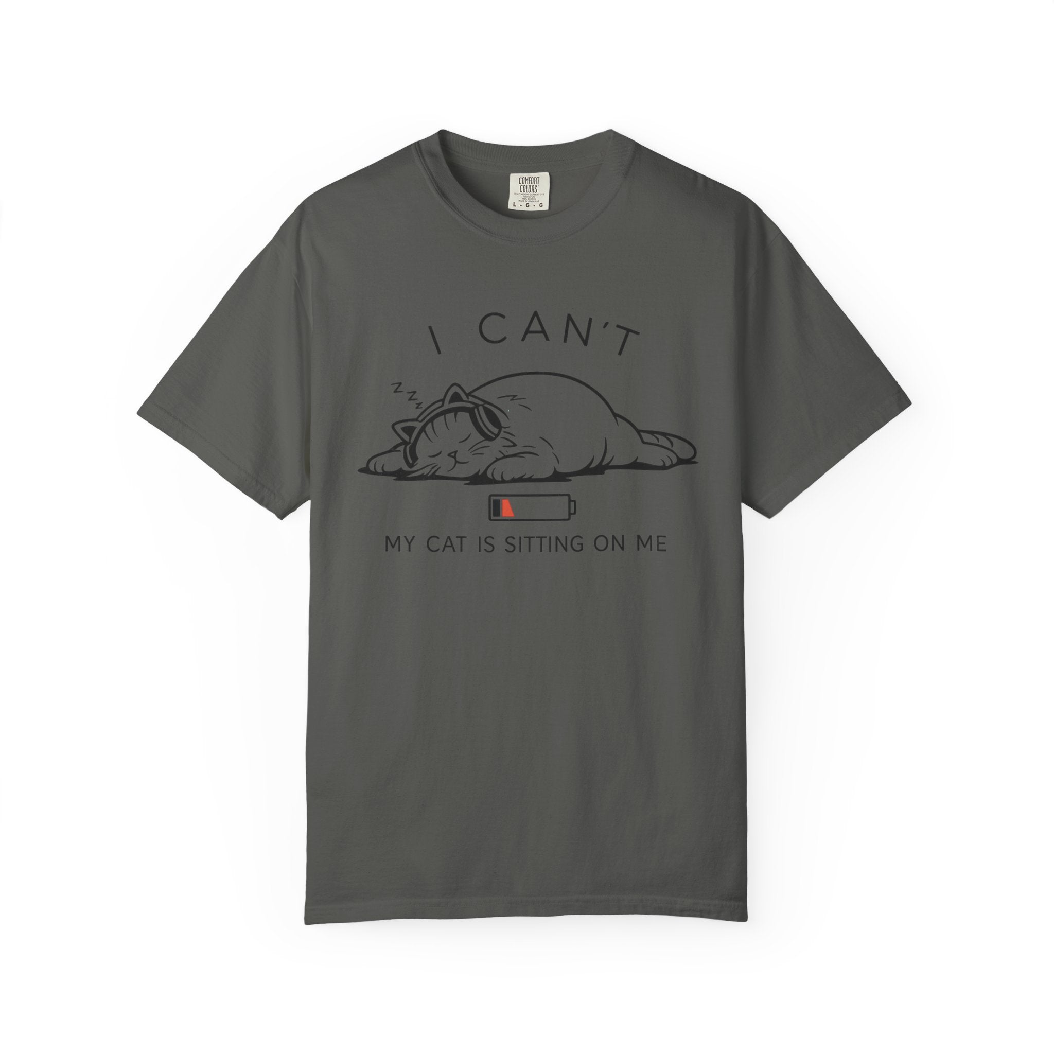 I Can't, My Cat Is Sitting On Me T-Shirt