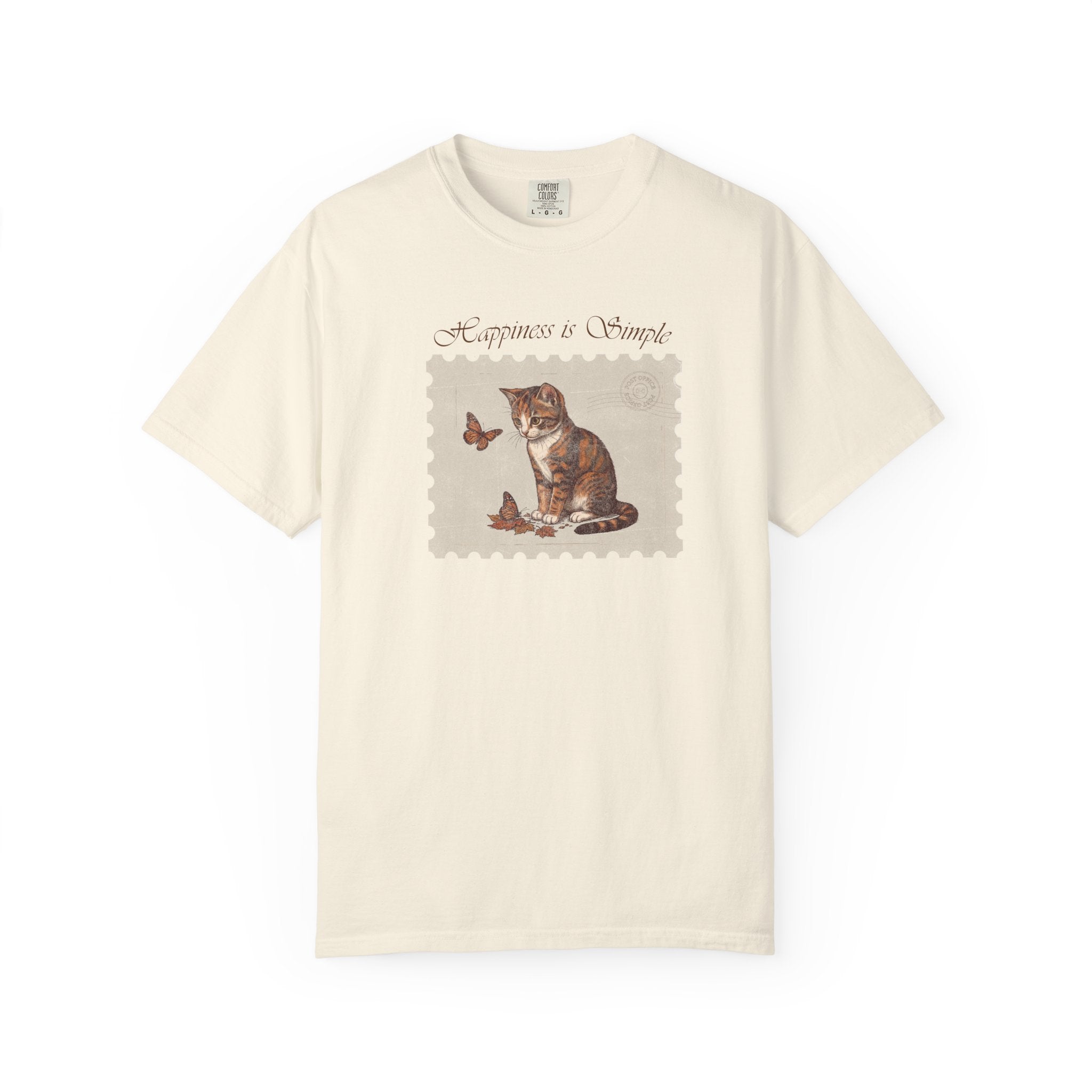 Happiness Is Simple Cat T-Shirt