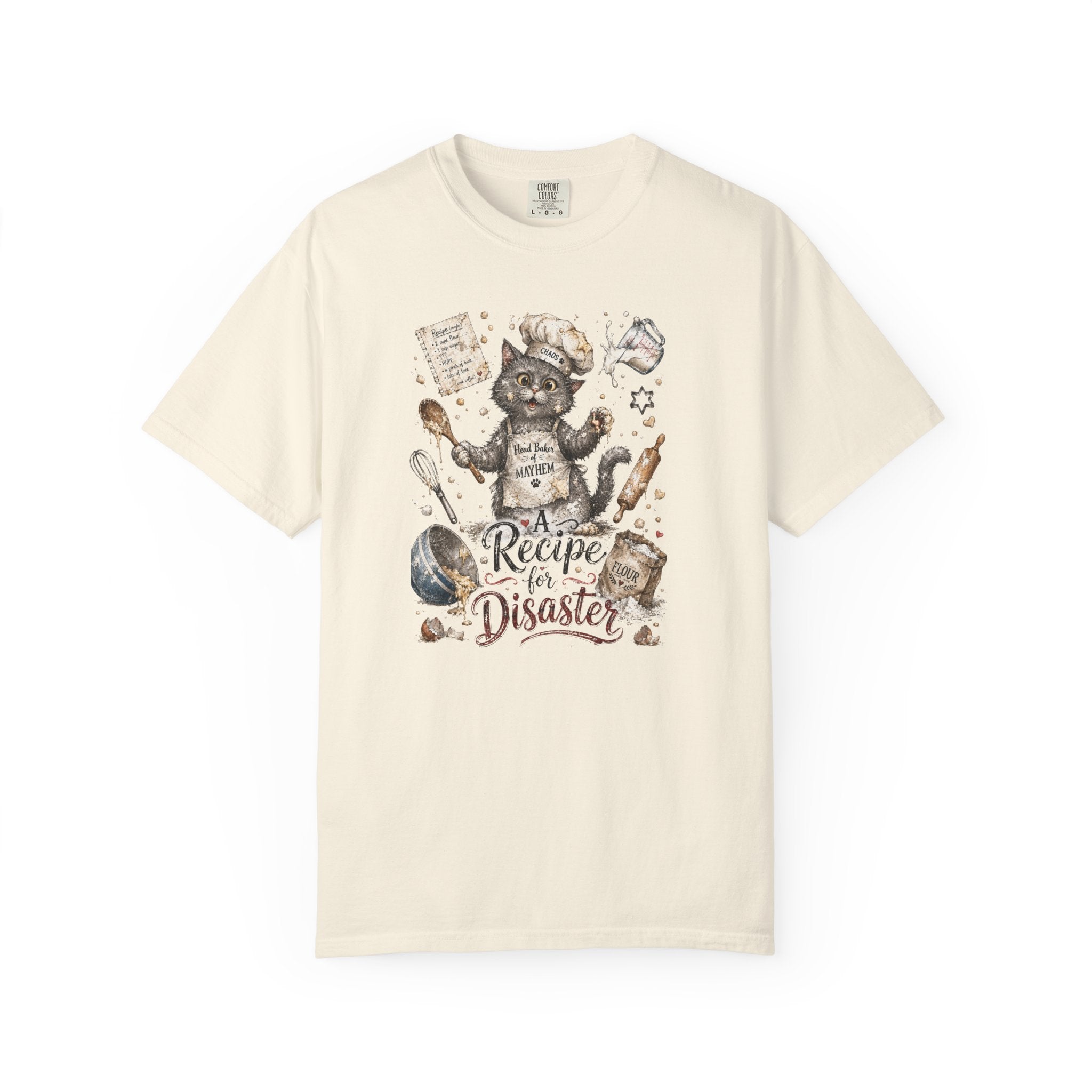 Recipe For Disaster Cat T-Shirt