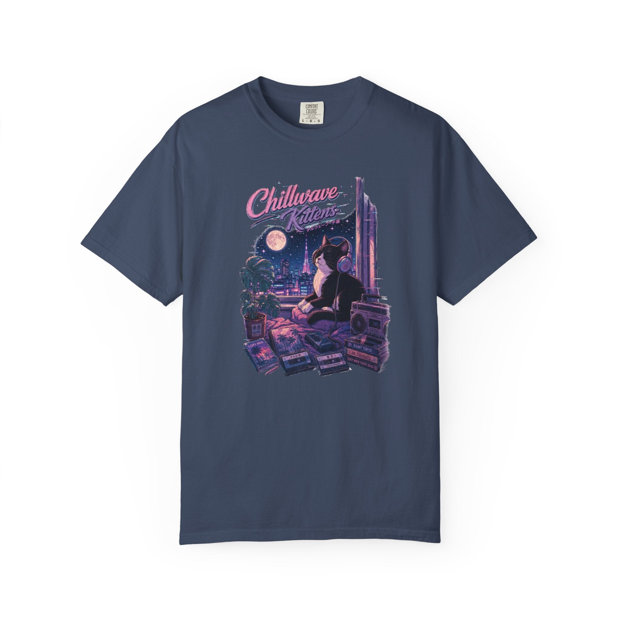 Chill Waves Cat T-Shirt