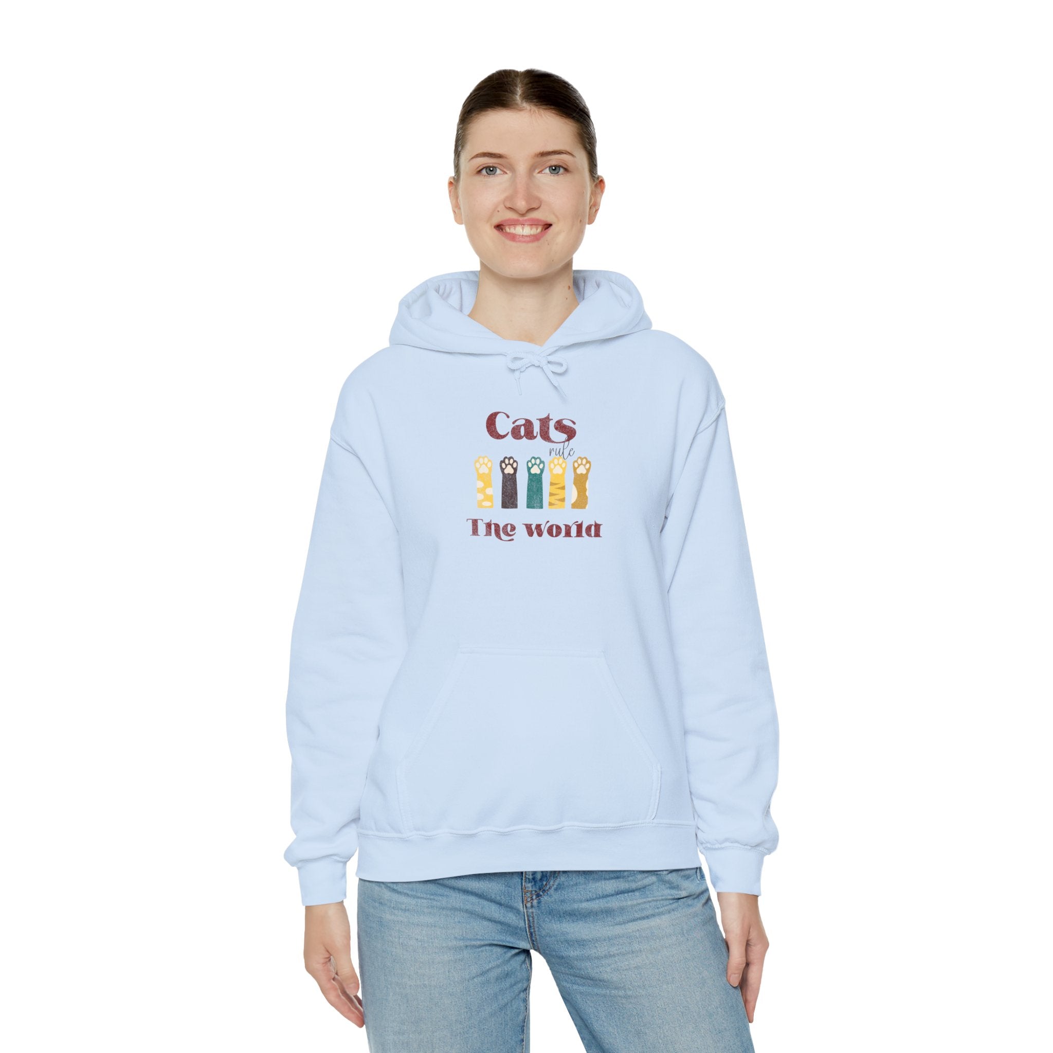 Cat Lover Hoodie — Retro Style Cat Graphic