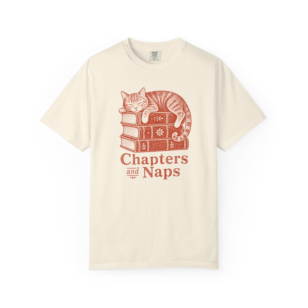 Chapters And Naps Cat T-Shirt