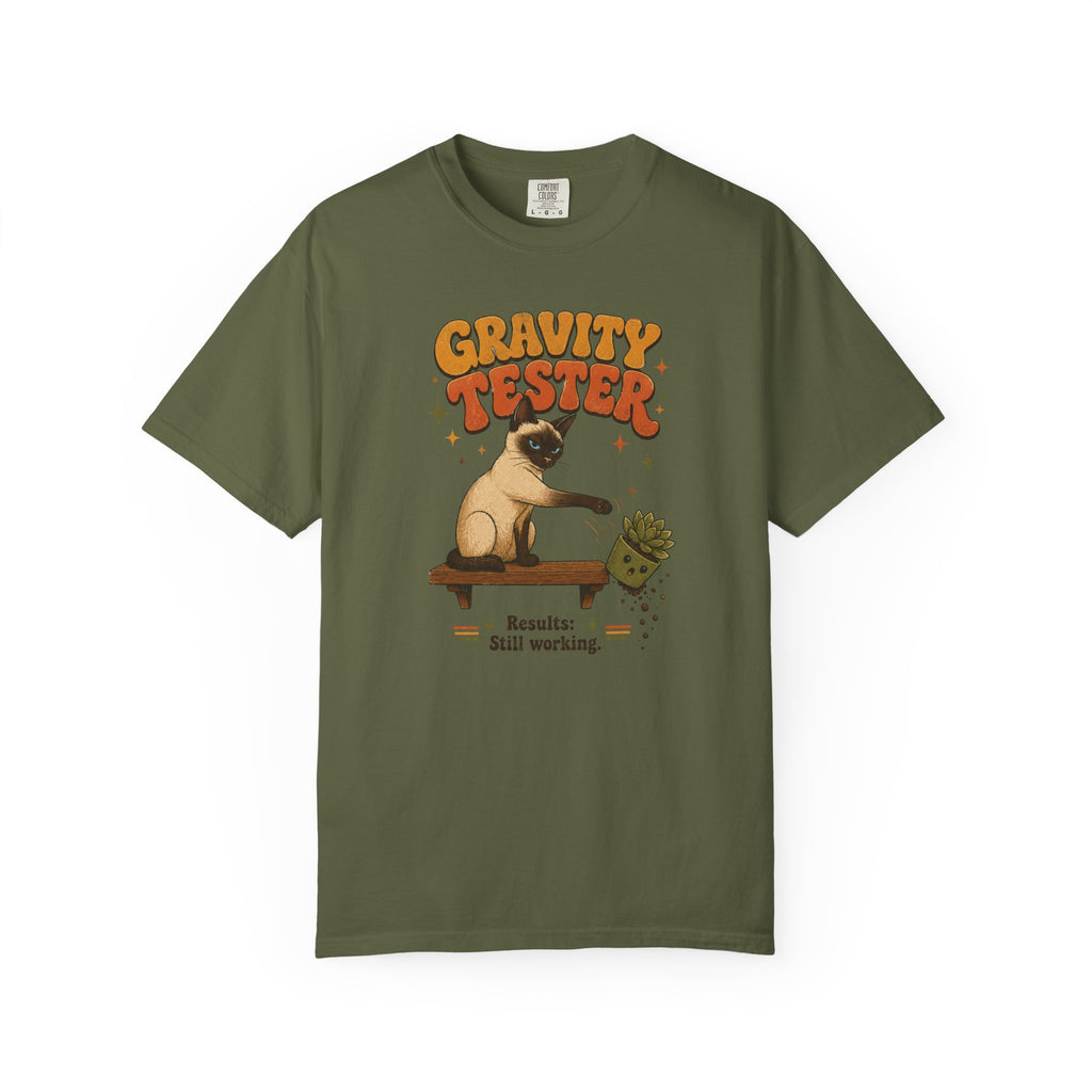 Gravity Tester Cat T-Shirt