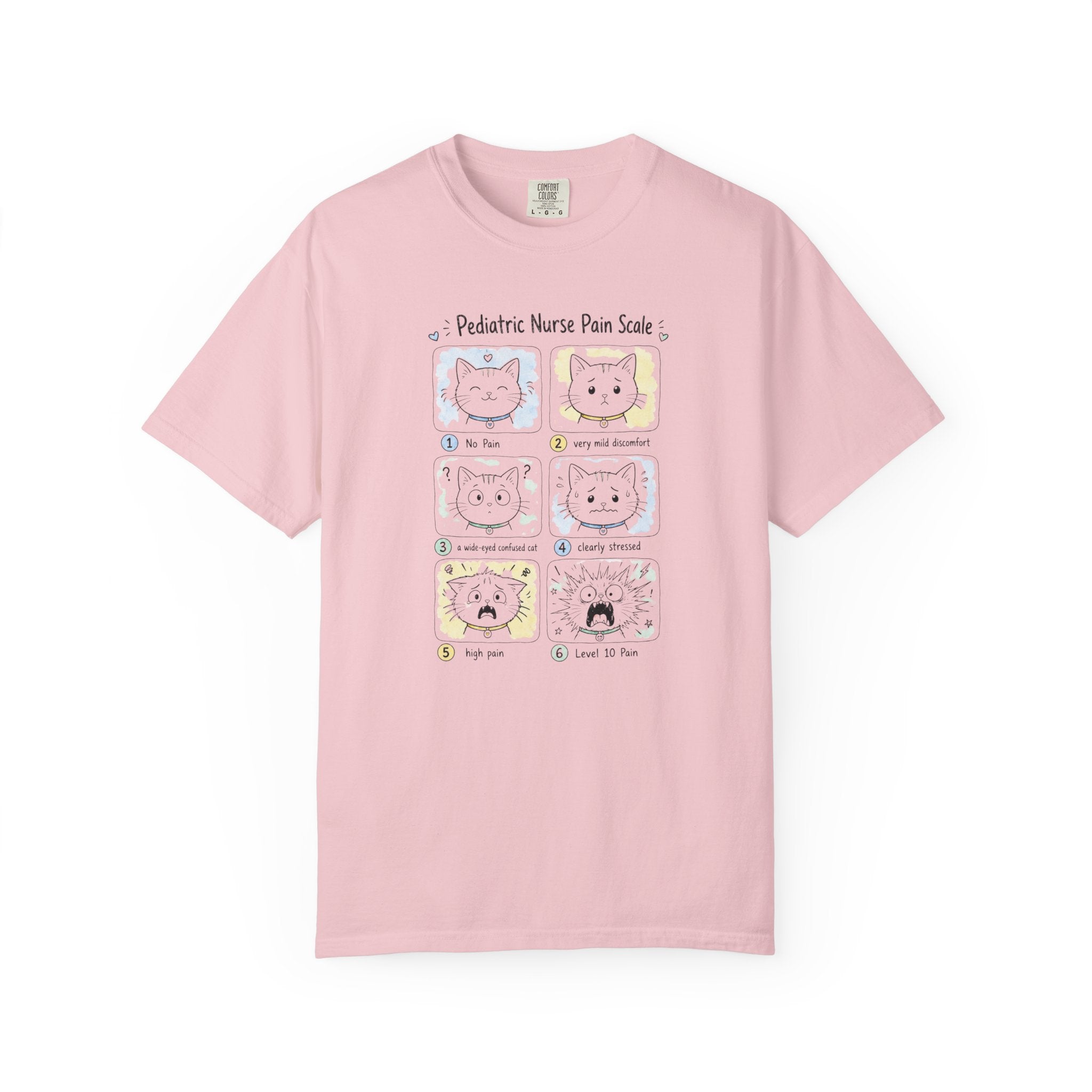Pediatric Pain Scale Cat T-Shirt