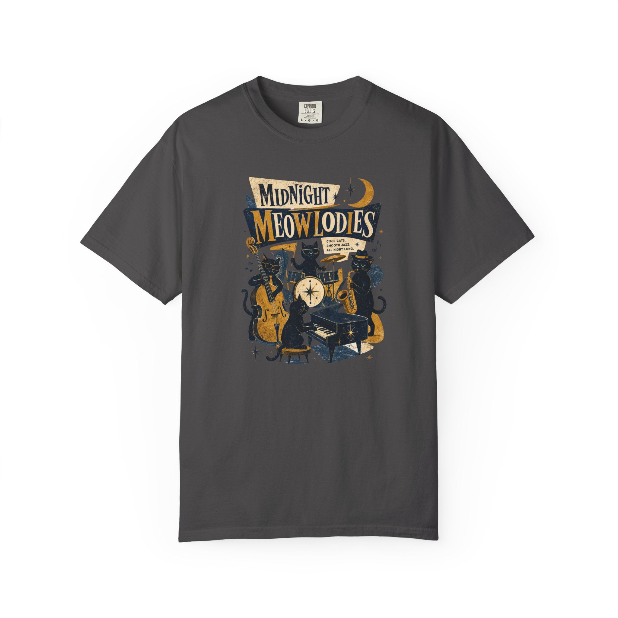 Midnight Melodies Cat T-Shirt