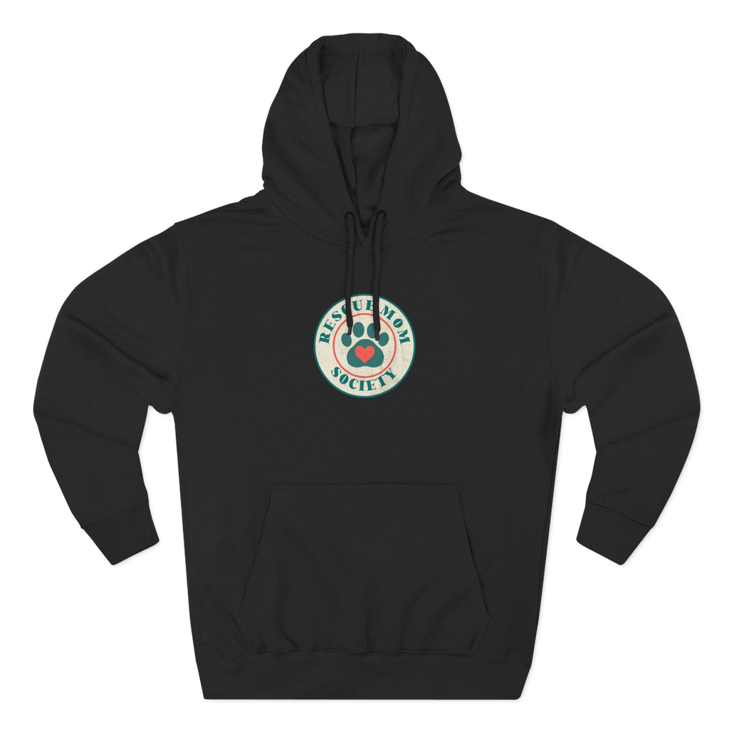Rescue Society Retro Pet Lover Hoodie - Distressed Graphic