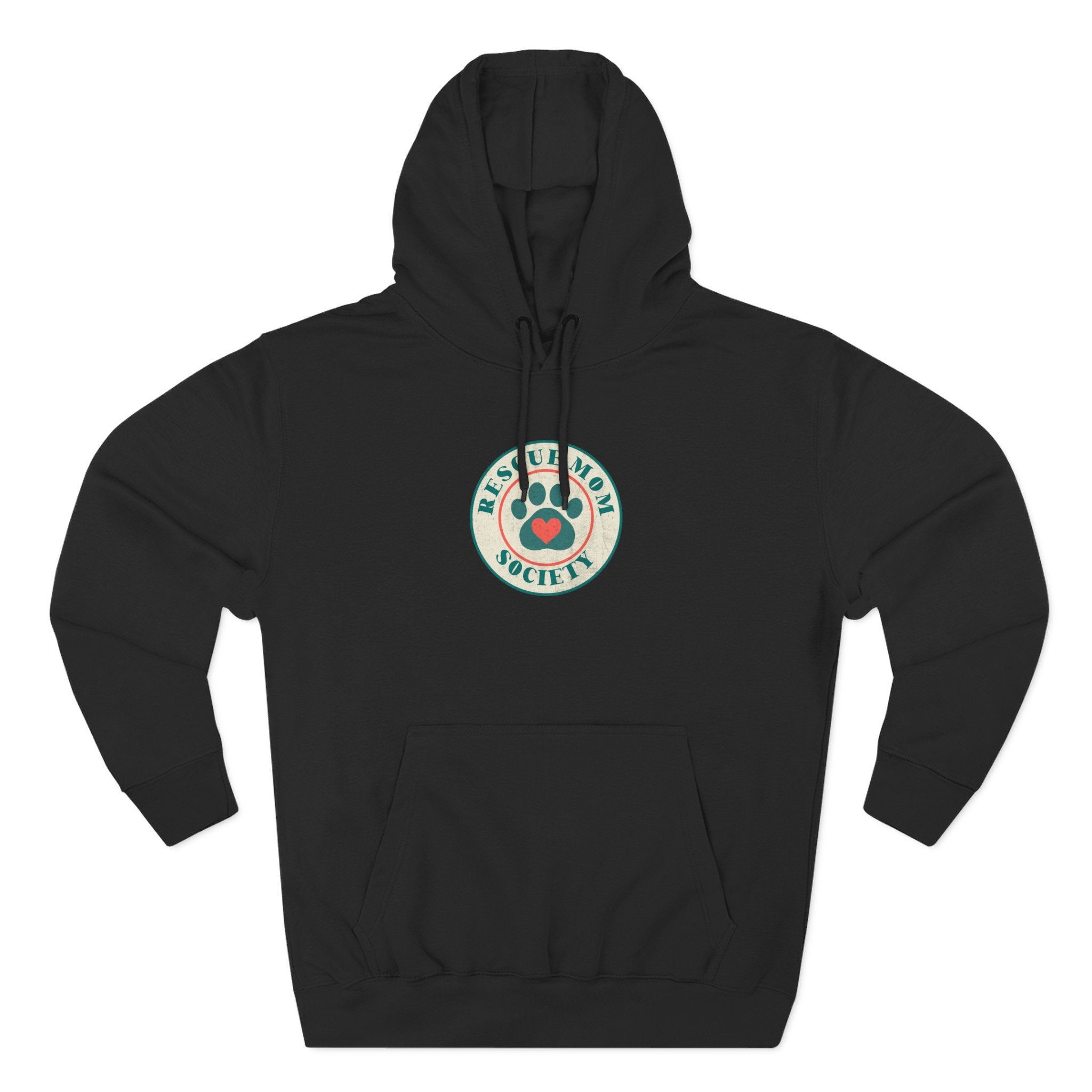 Rescue Society Retro Pet Lover Hoodie - Distressed Graphic