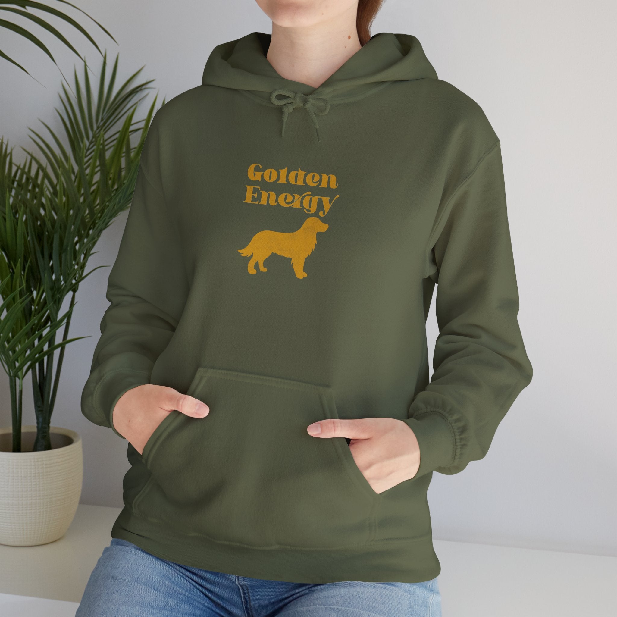 Golden Retriever Dog Lover Hoodie — Retro Pet Lover Sweatshirt