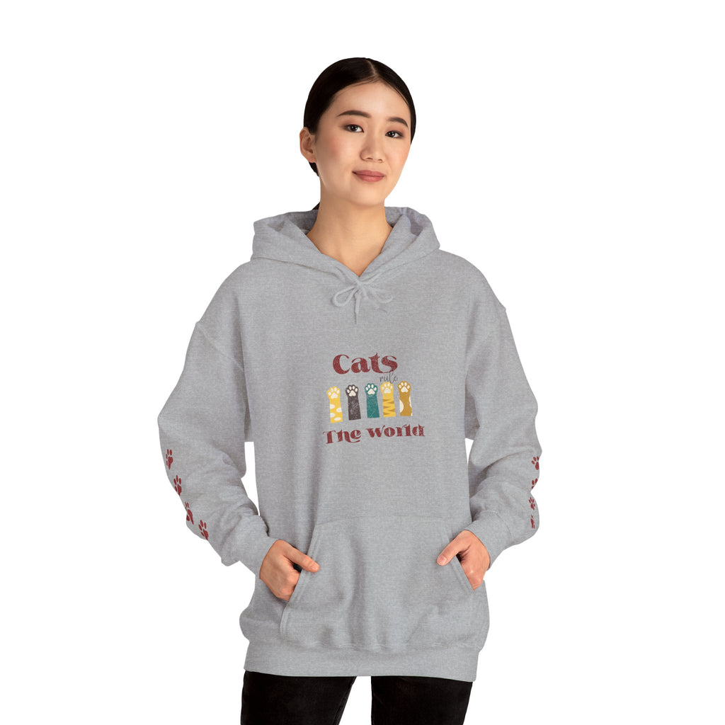 Retro Funny Cat Lover Hoodie — Vintage Style Cat Graphic Sweatshirt