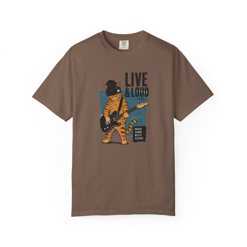Live & Loud Cat T-Shirt