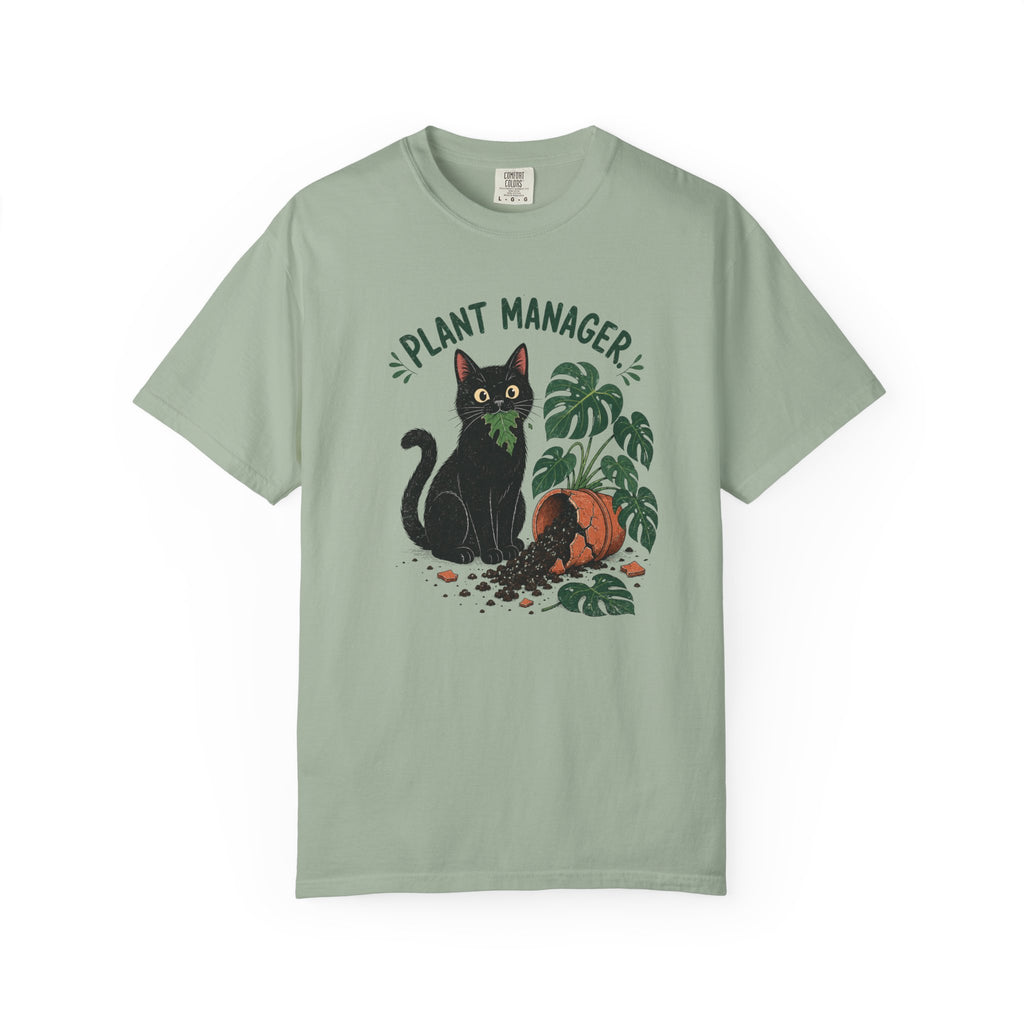 Plant Manager Cat T-Shirt