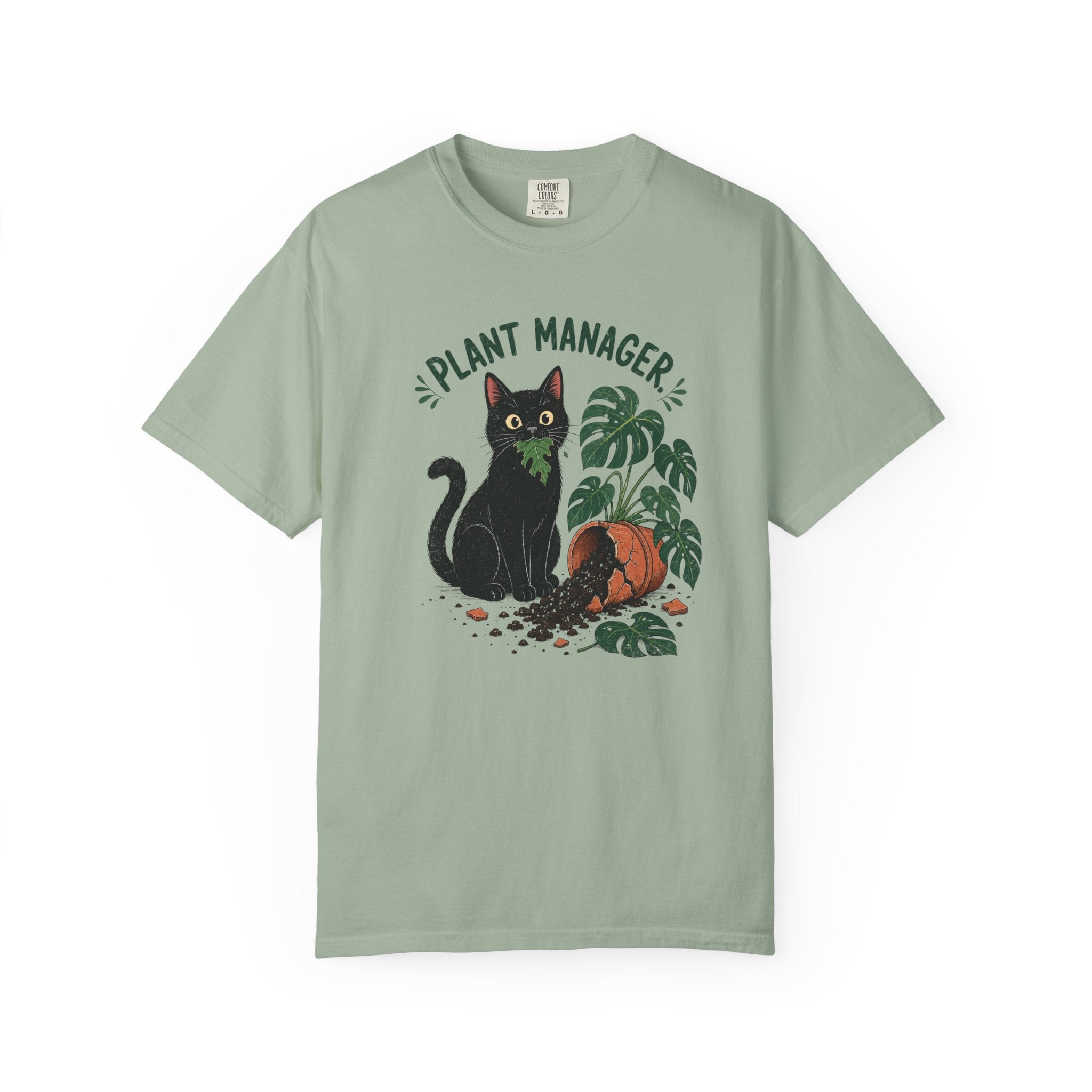 Plant Manager Cat T-Shirt