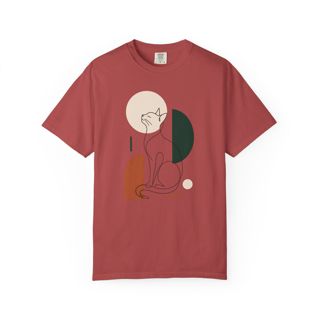 Serene Cat Silhouette T-Shirt