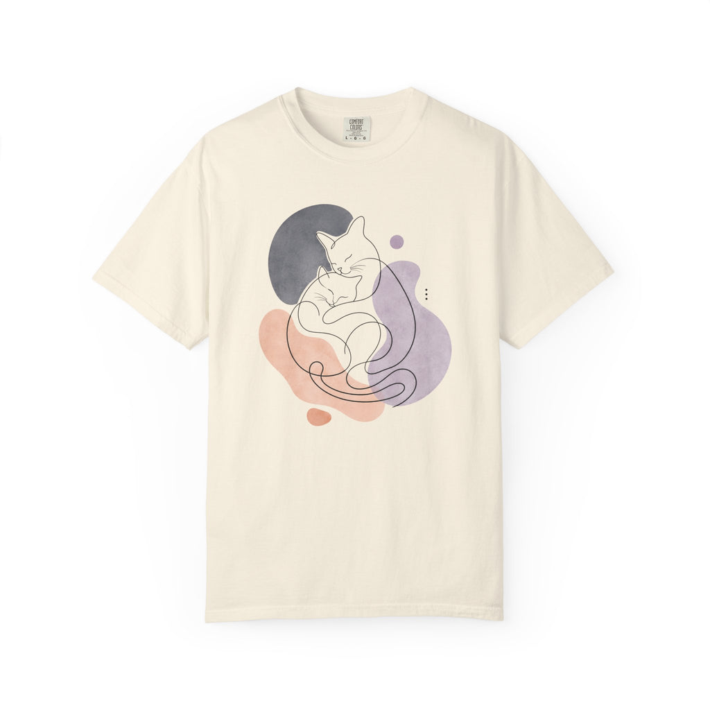 Mother Love Cat Silhouette T-Shirt