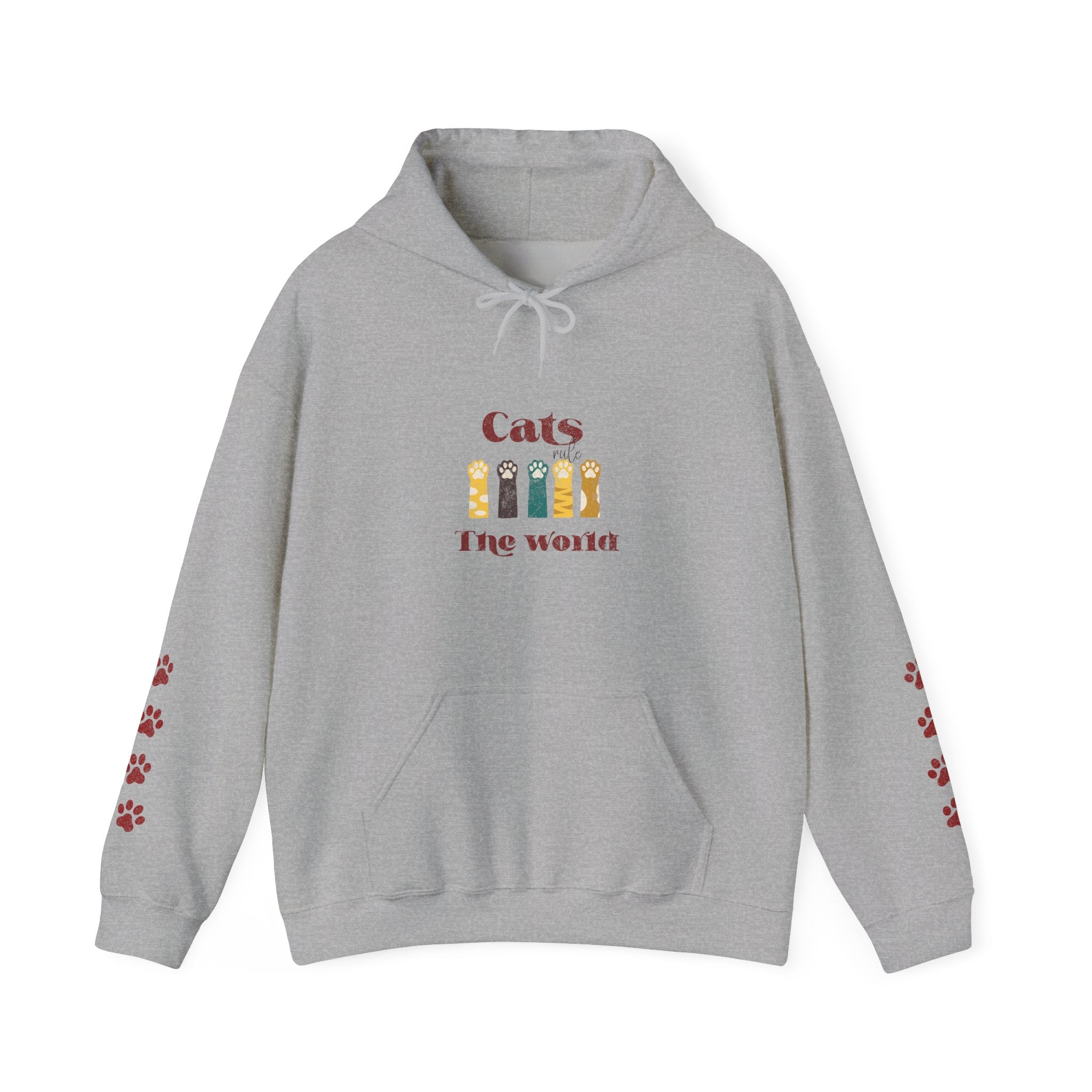 Retro Funny Cat Lover Hoodie — Vintage Style Cat Graphic Sweatshirt