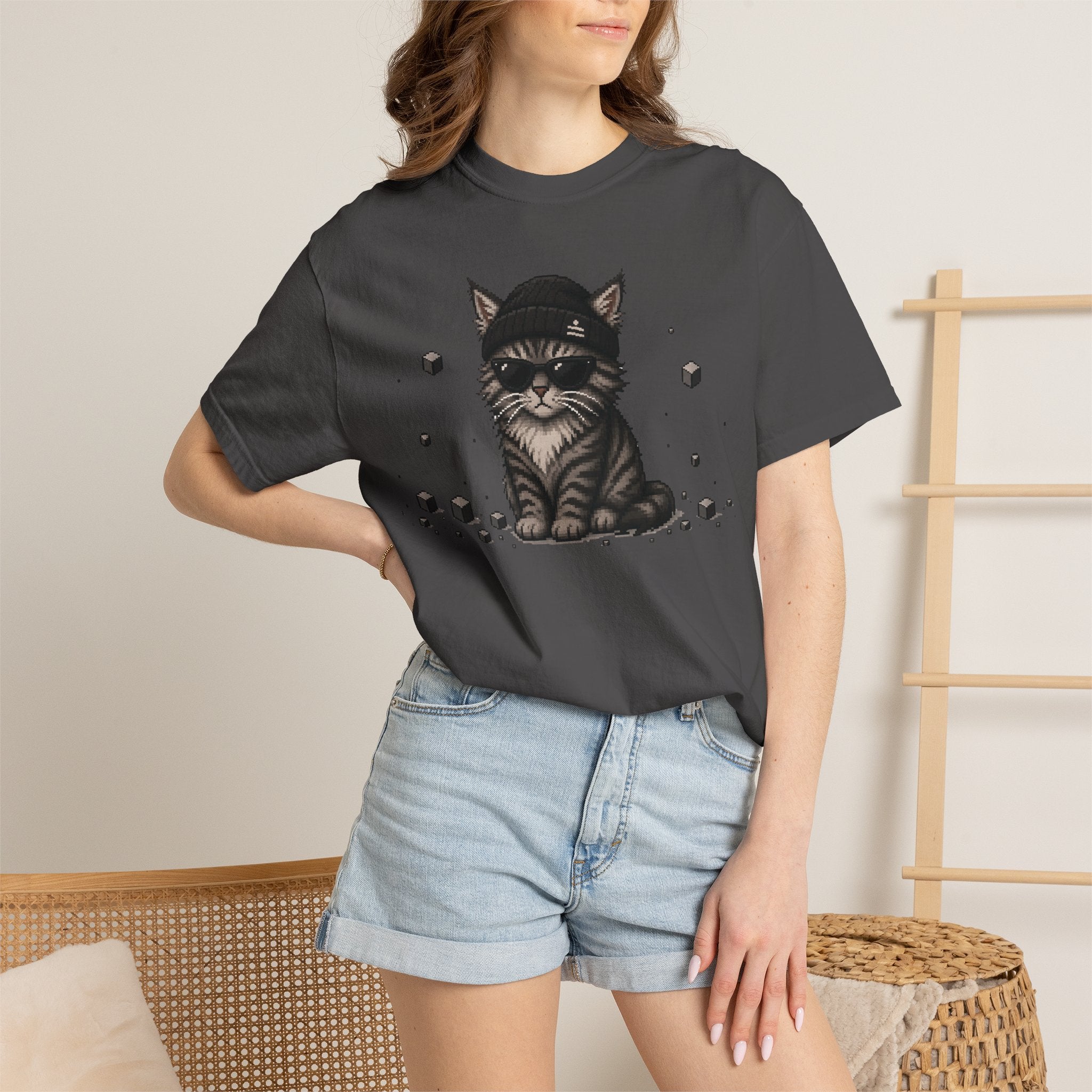 8-Bit Attitude Cat T-Shirt