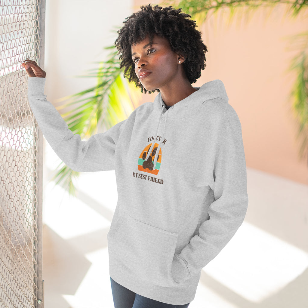 Retro Pet Lover Hoodie — Three-Panel Fleece