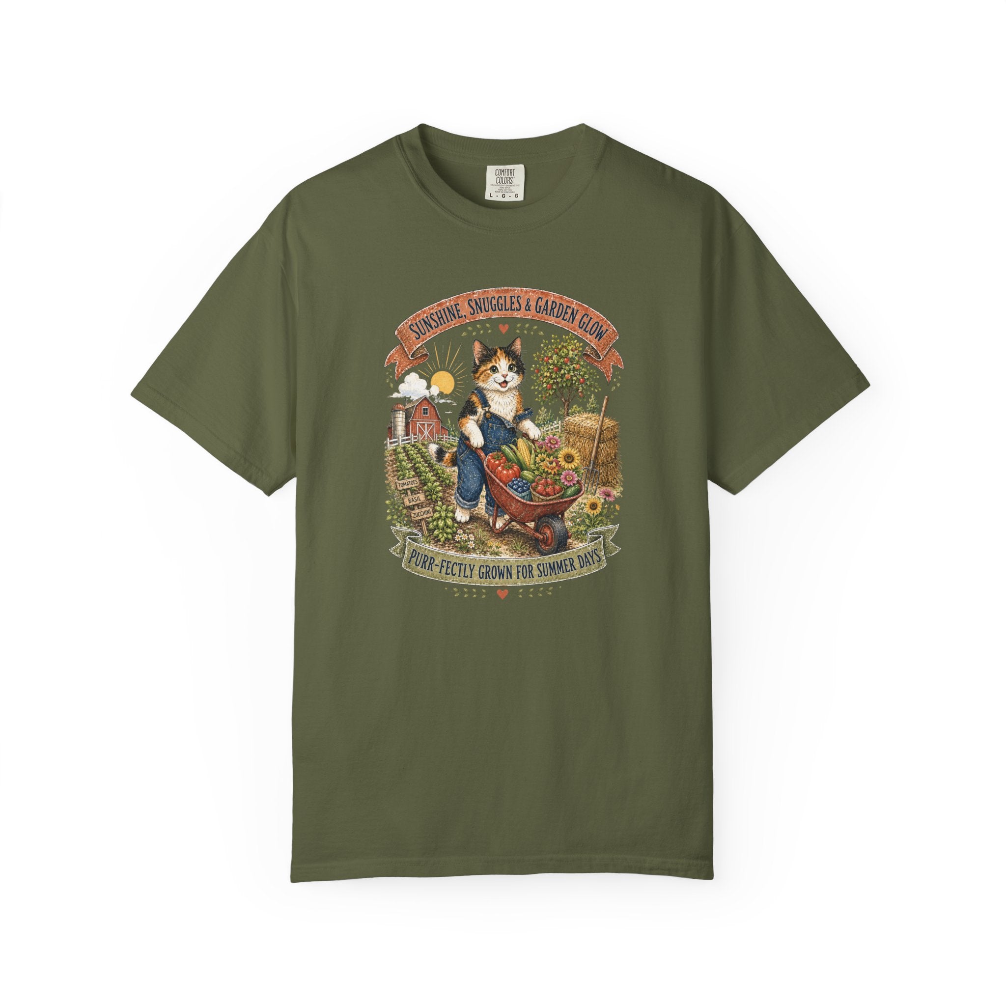 Garden Glow Cat T-Shirt