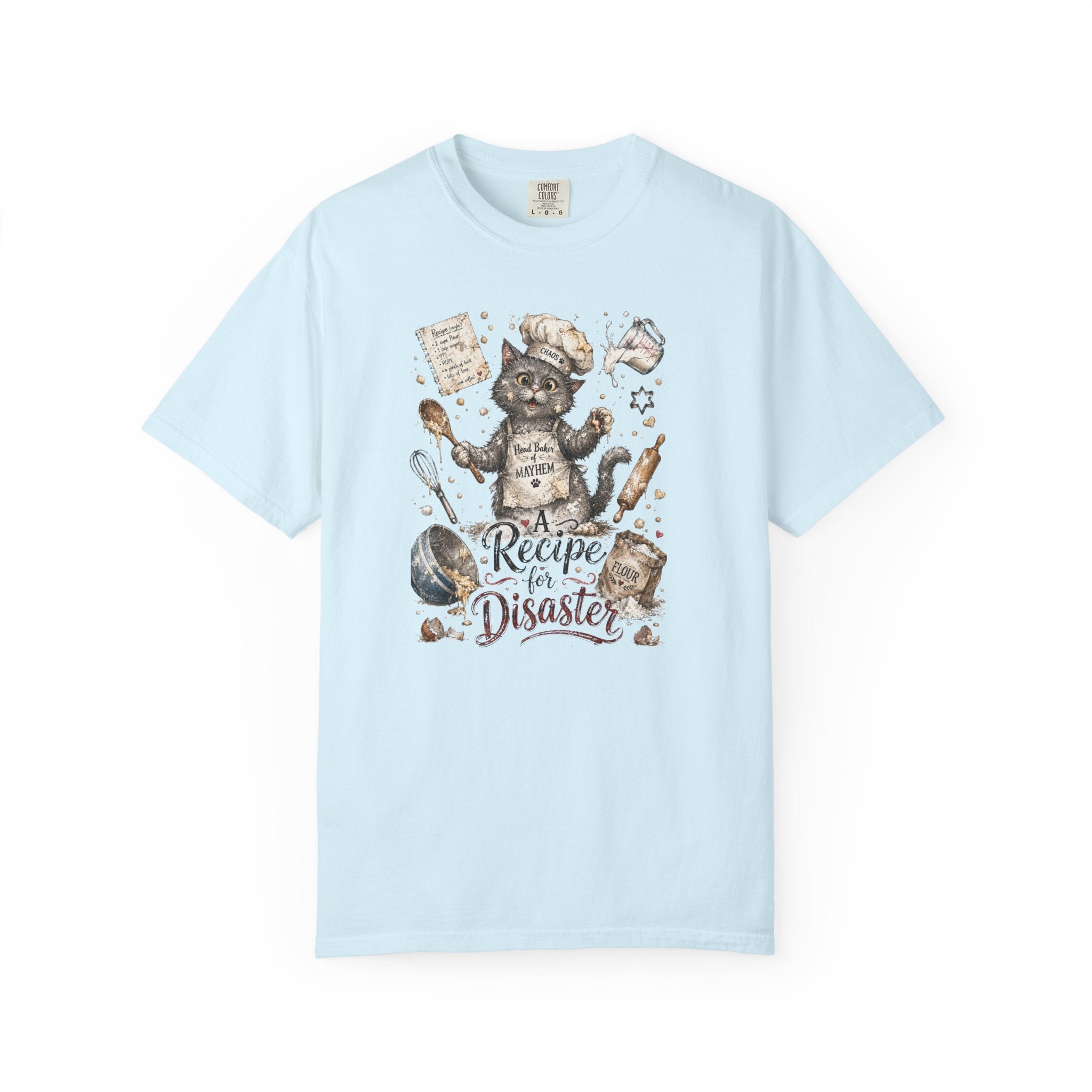 Recipe For Disaster Cat T-Shirt