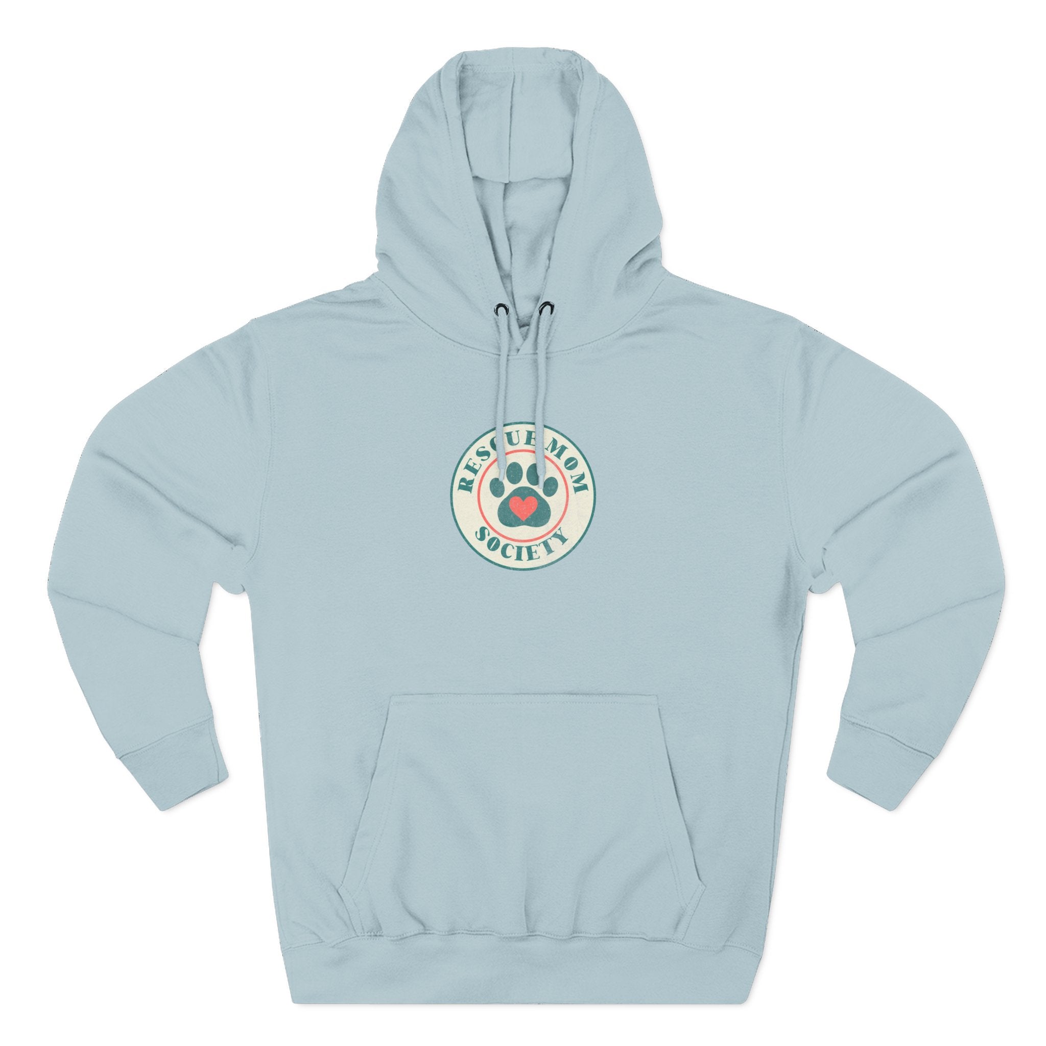 Rescue Society Retro Pet Lover Hoodie - Distressed Graphic