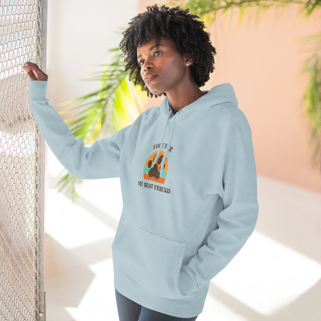 Retro Pet Lover Hoodie — Three-Panel Fleece