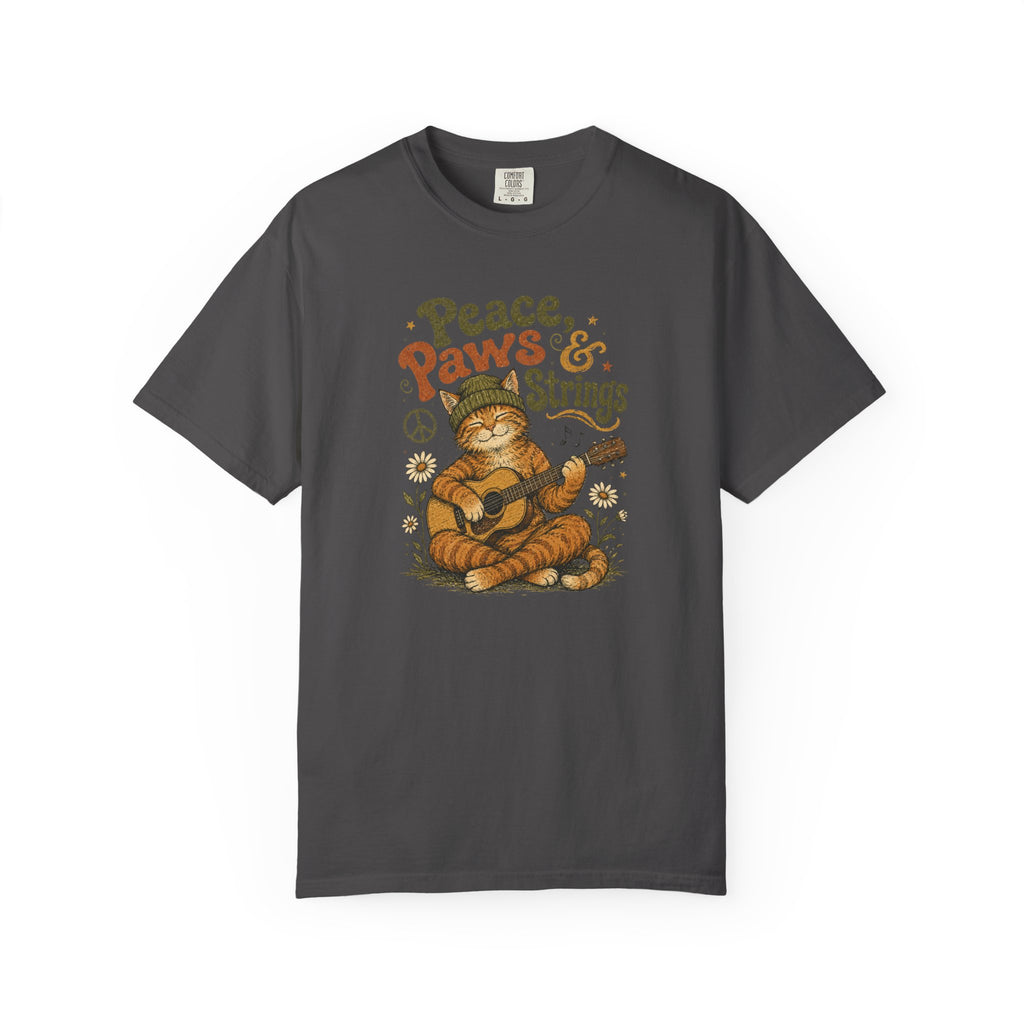 Peace Paws & Strings Cat T-Shirt
