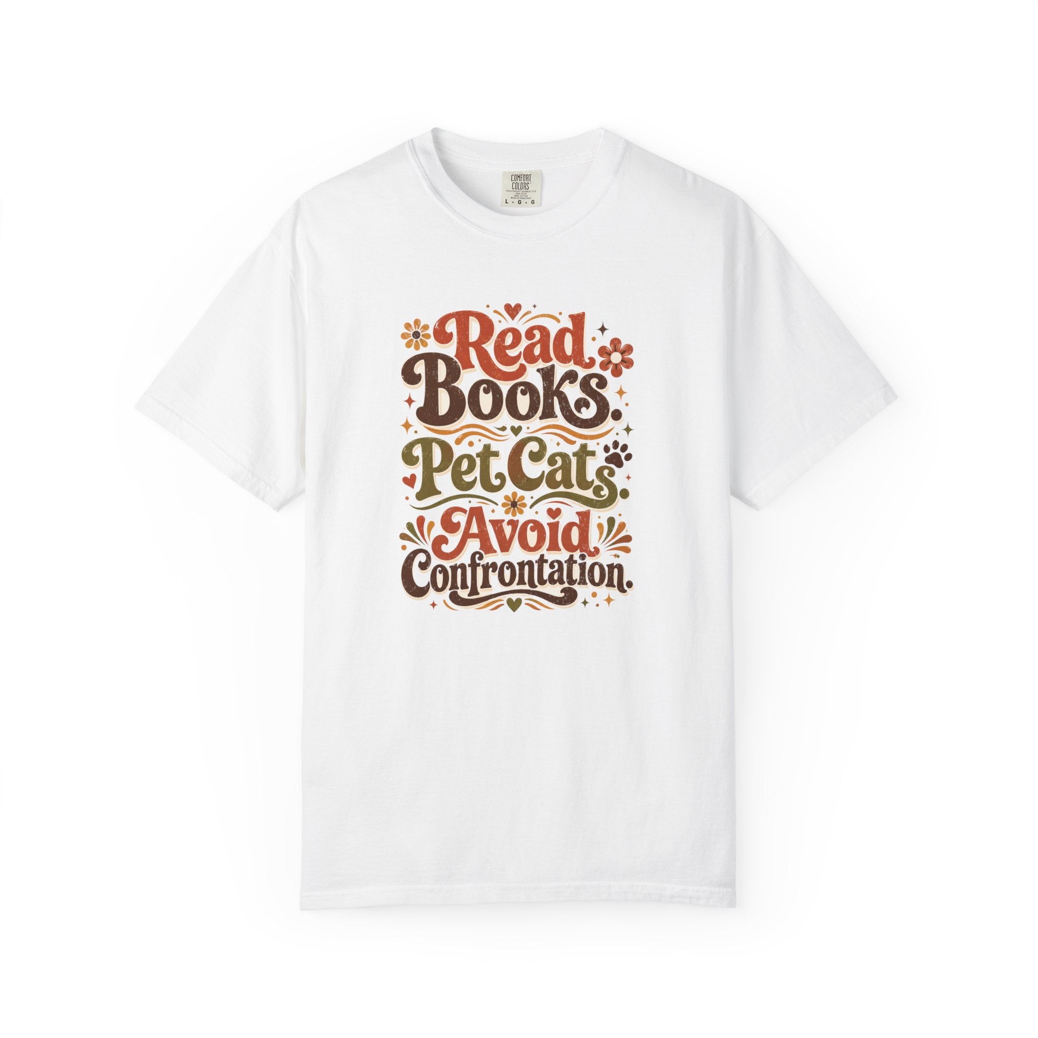 Read Books Cat T-Shirt