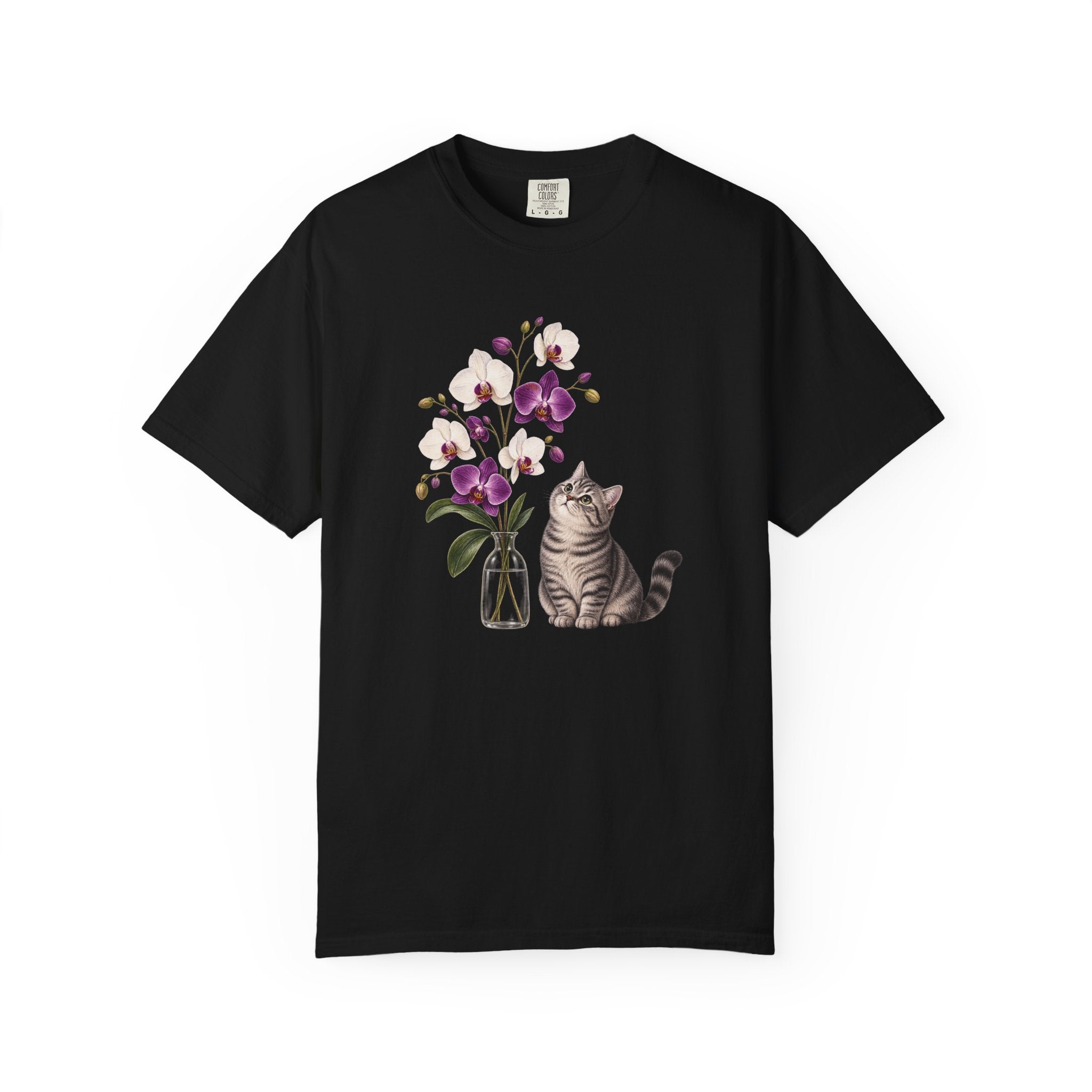 Whispers of Orchid Cat T-Shirt