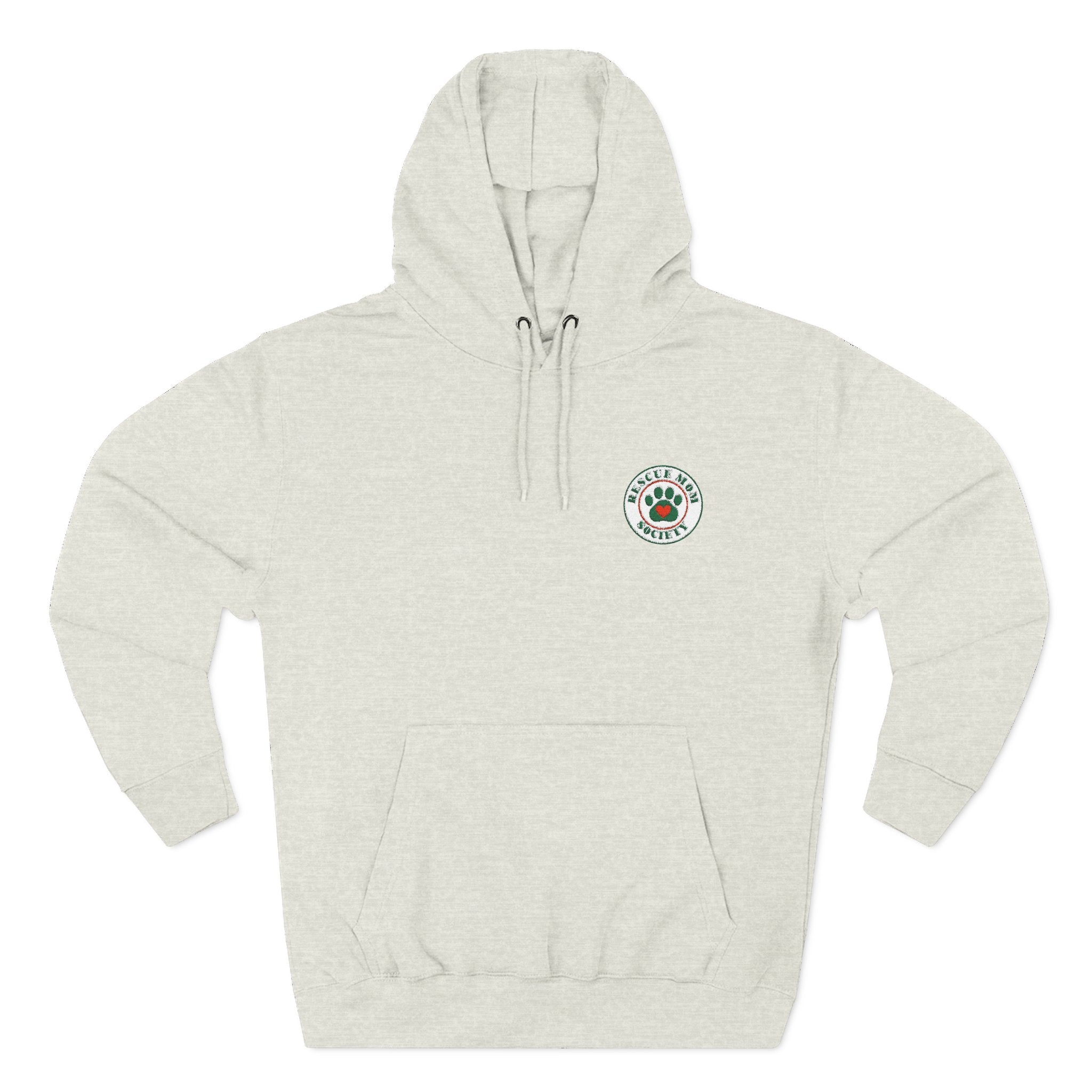 Rescue Society Retro Pet Lover Hoodie — Three-Panel Fleece
