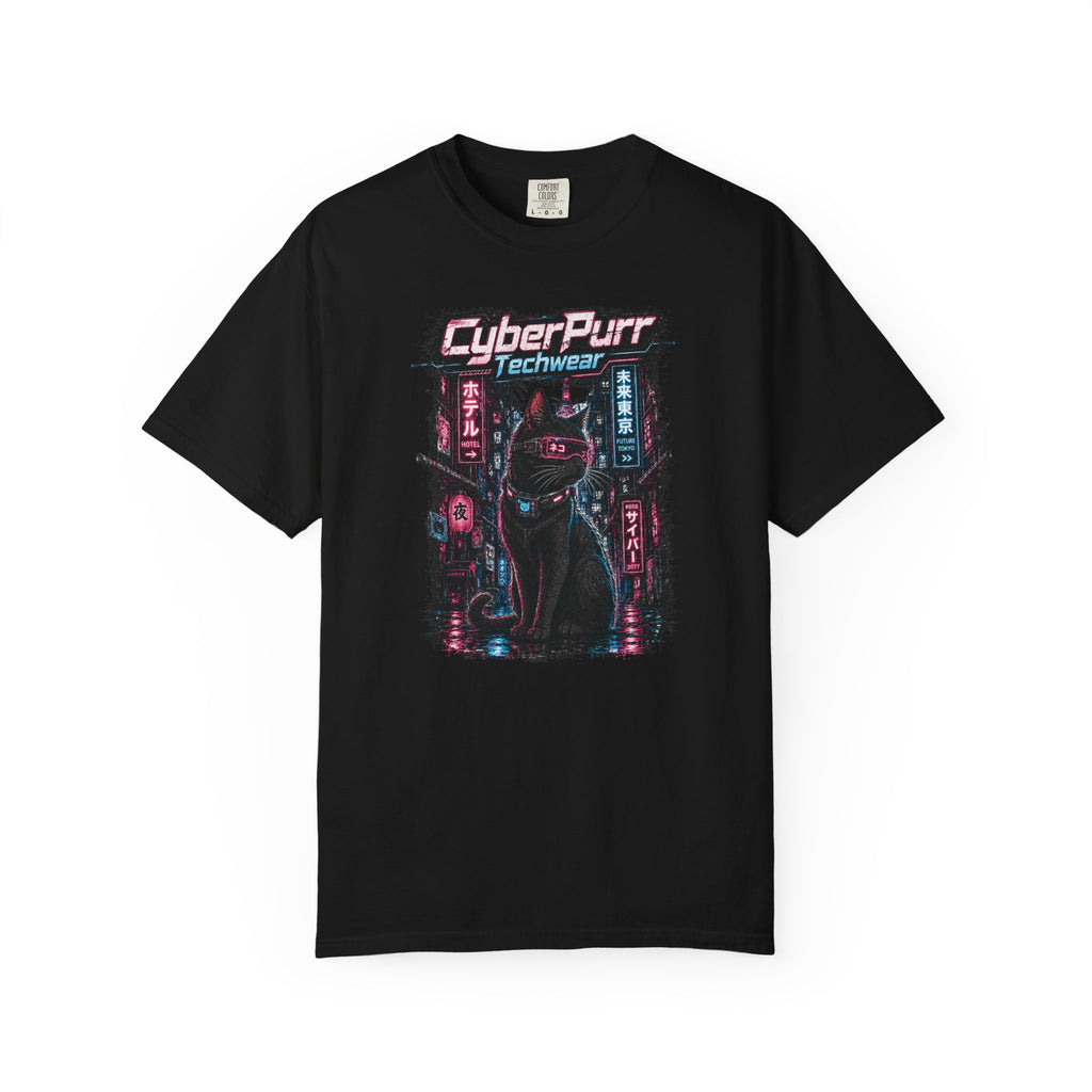 Cyber Purr Cat T-Shirt