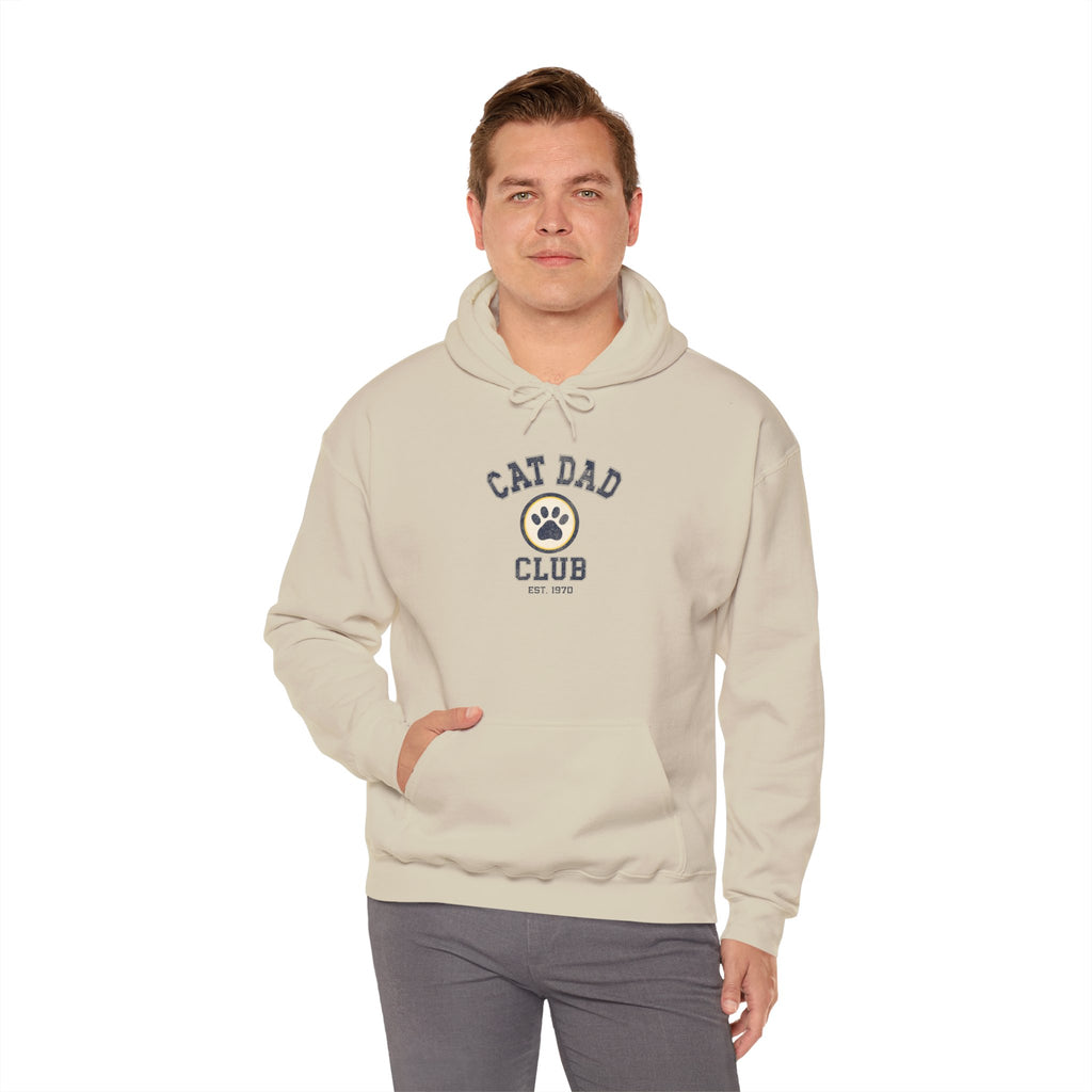 Cat Dad Club hoodie | Cozy Retro Cat Lover Sweatshirt