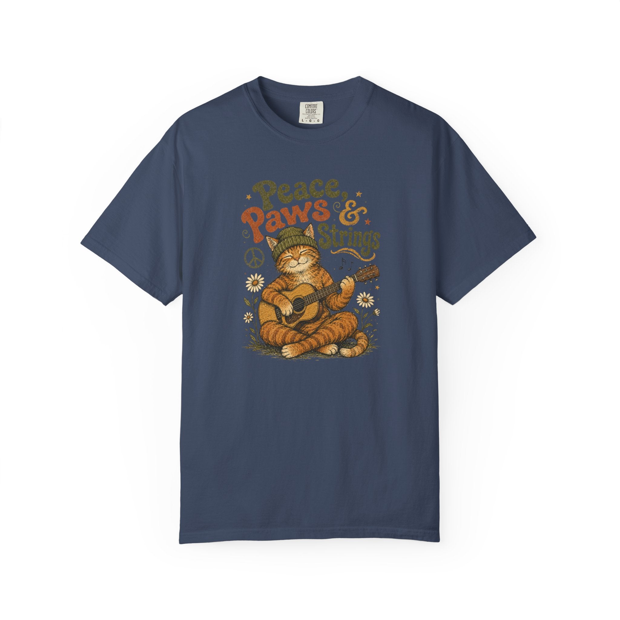 Peace Paws & Strings Cat T-Shirt