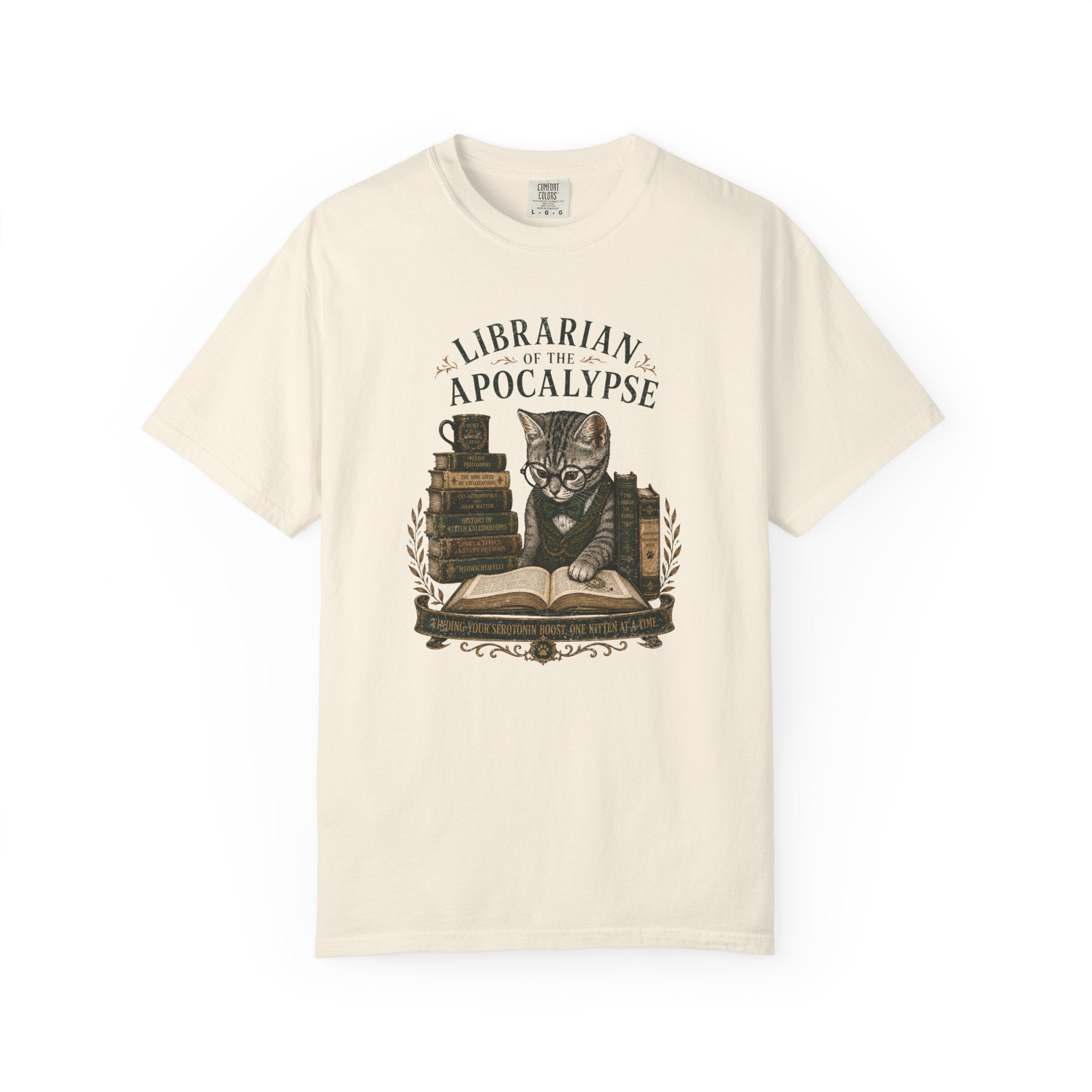 Librarian Cat T-Shirt