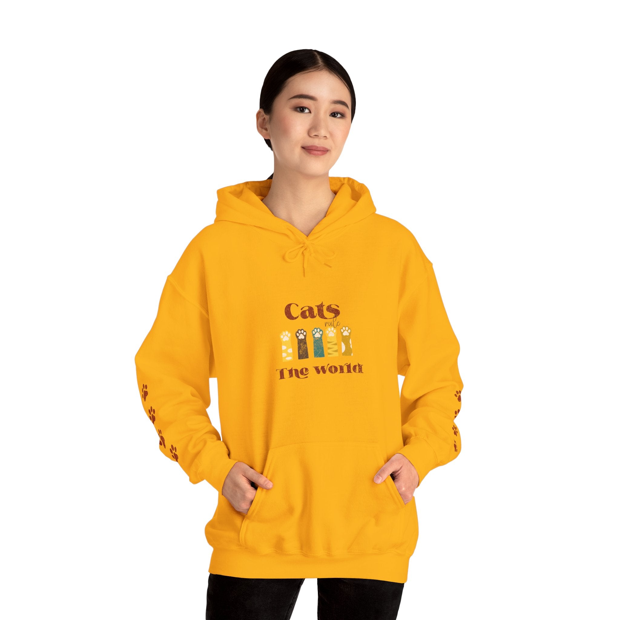 Retro Funny Cat Lover Hoodie — Vintage Style Cat Graphic Sweatshirt