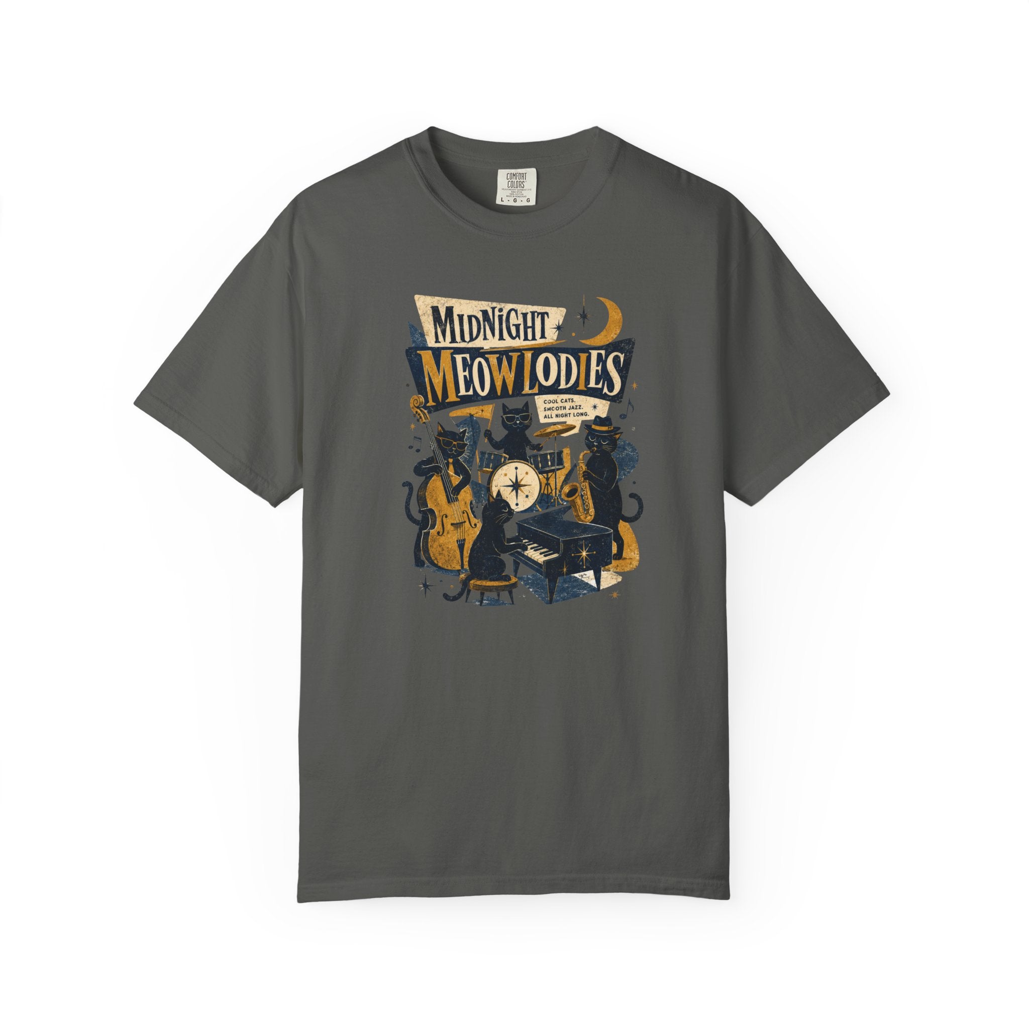 Midnight Melodies Cat T-Shirt