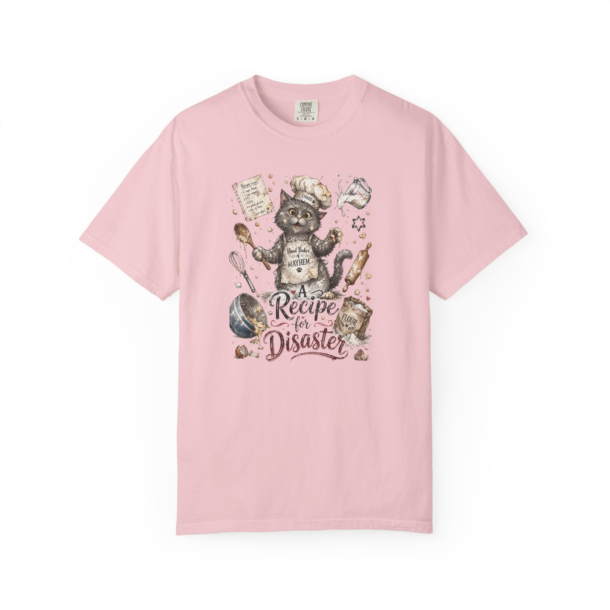 Recipe For Disaster Cat T-Shirt