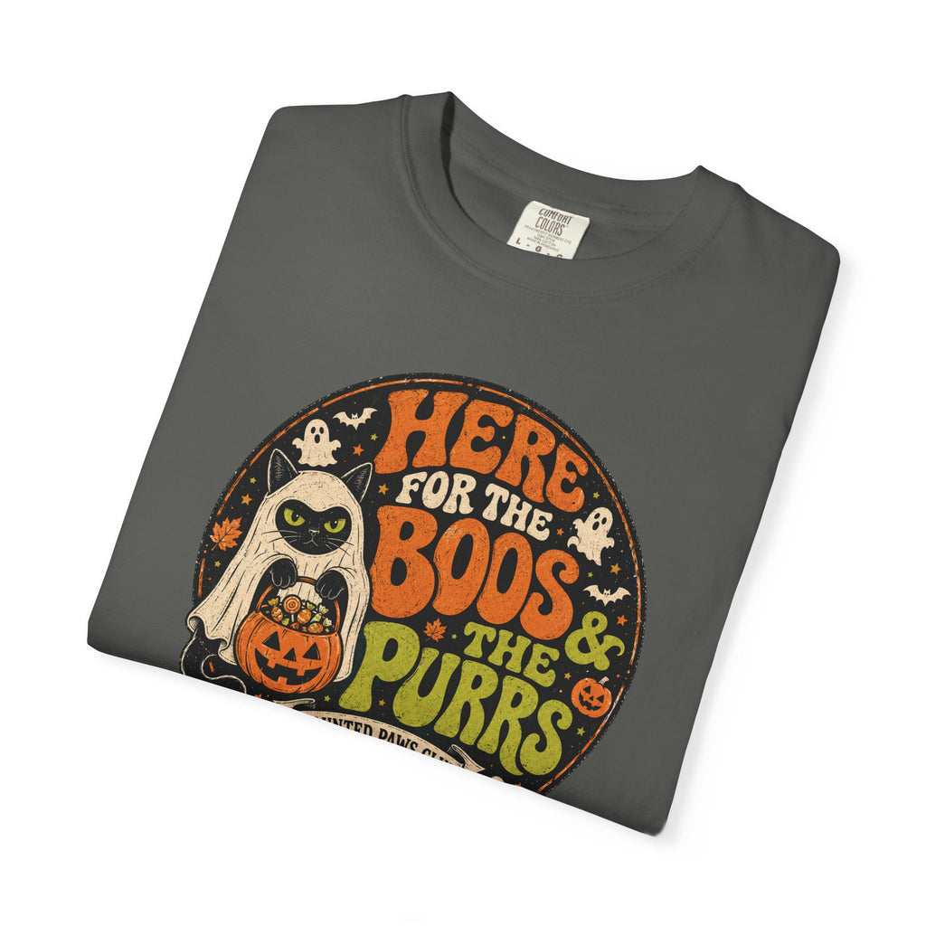 Here For The Boos And Purrs Cat T-Shirt